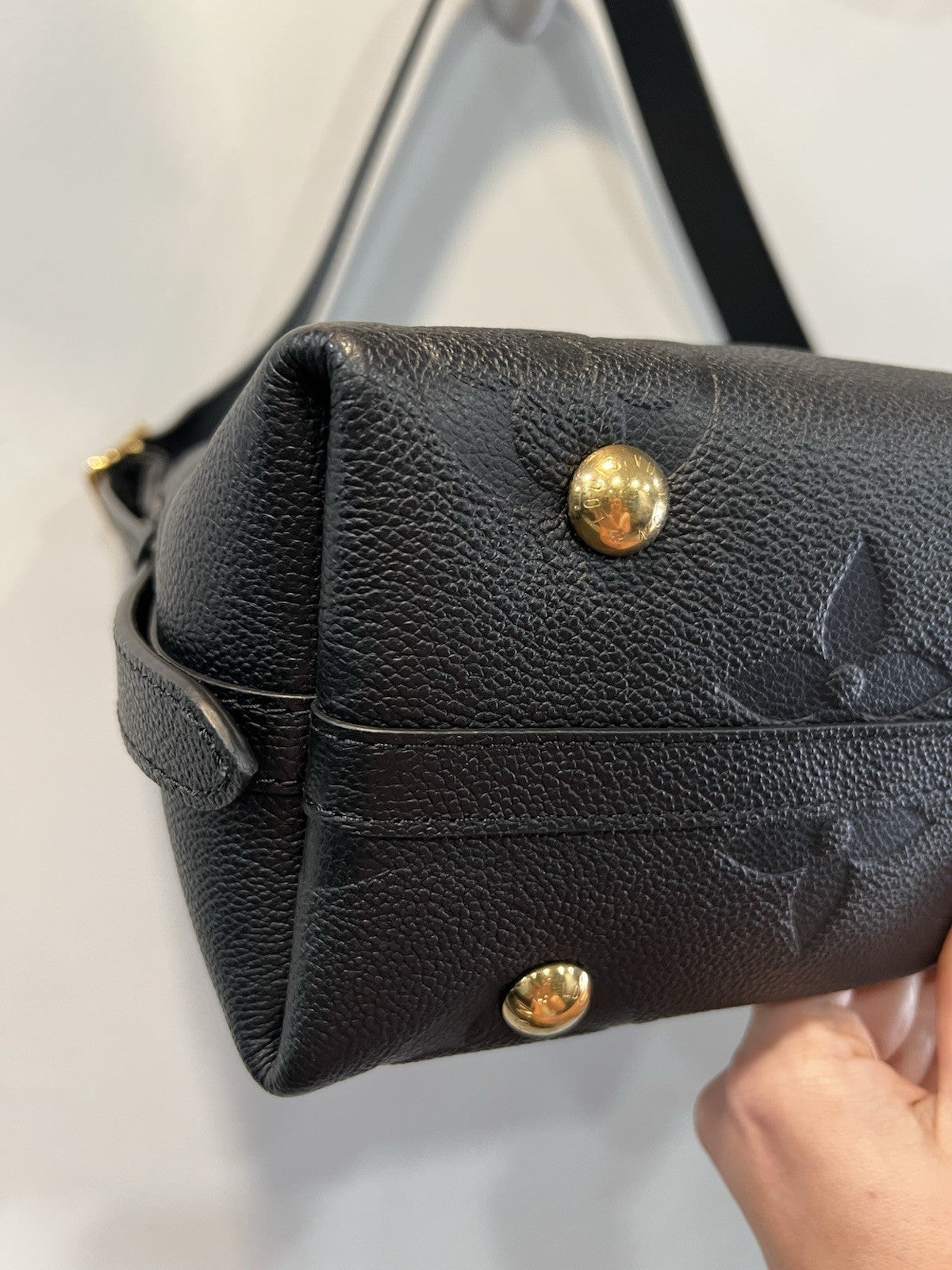 Louis Vuitton CarryAll PM Noir Empriente W/ Box Duster Certificate Retail $3350