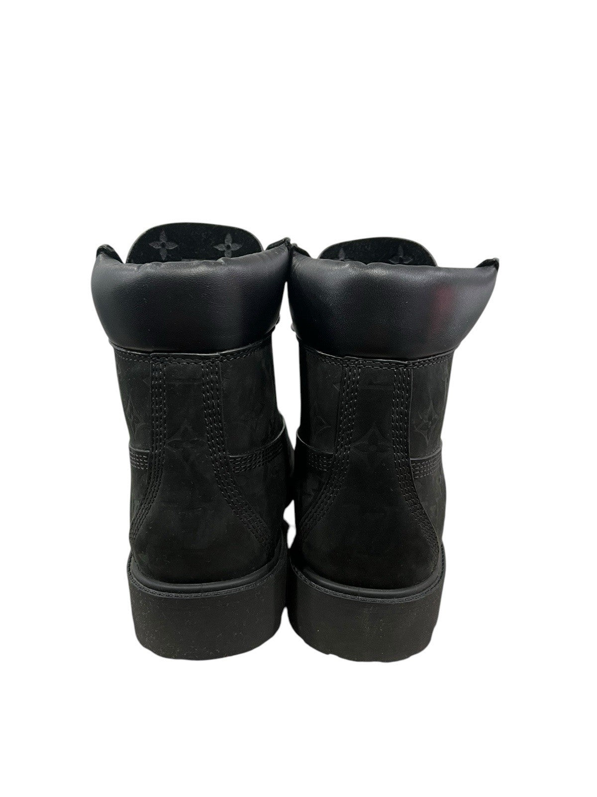 Louis Vuitton X Timberland Ankle 6in Boots US SIZE 9 Black Monogram Authentic