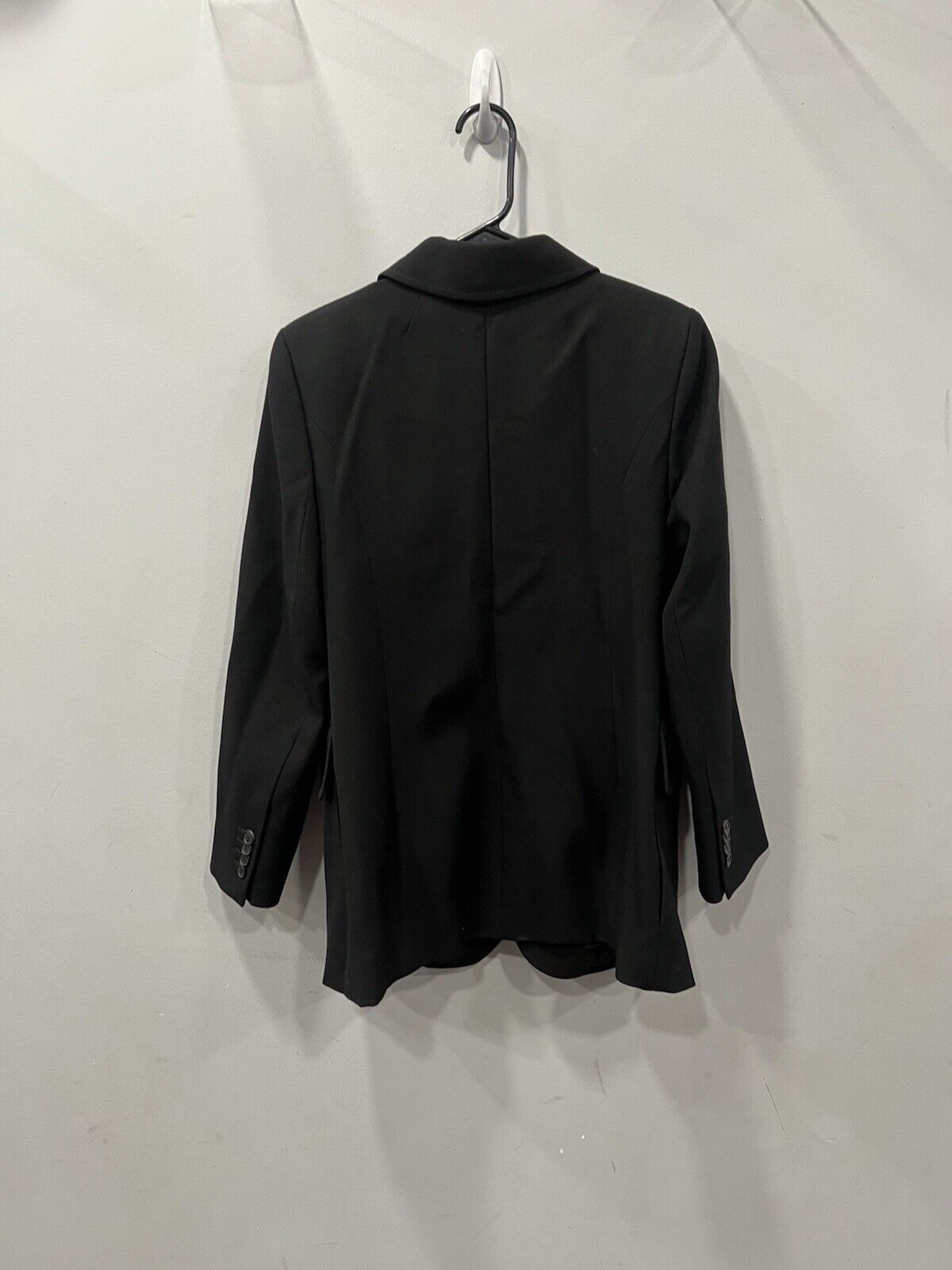 Balenciaga 2016 Black Virgin Wool Hourglass Blazer Size 36/US4 Retail $3200