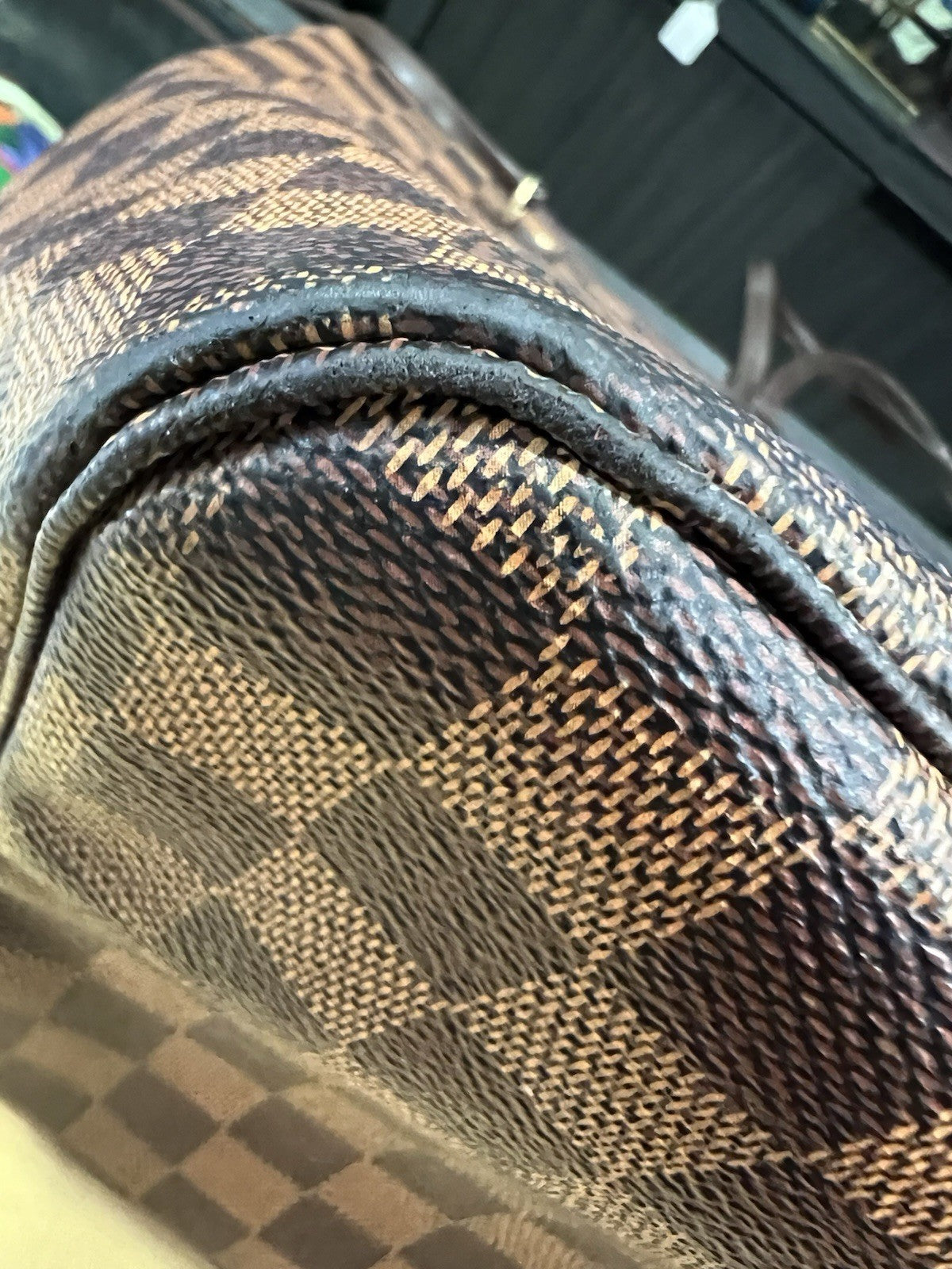 Louis Vuitton Neverfull GM Damier Ebene Retail $2200 W/Box Duster & Insert