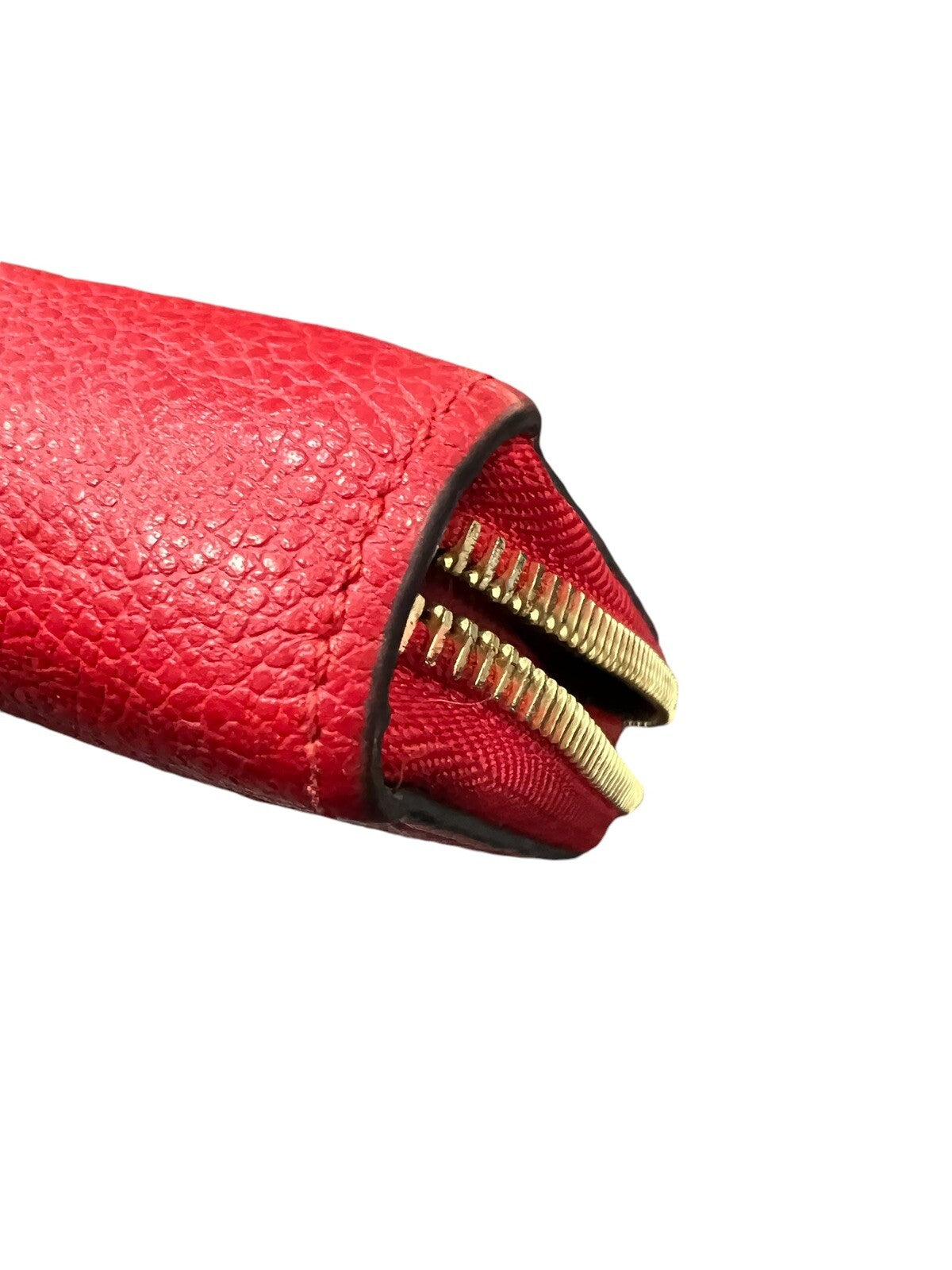 Louis Vuitton Cerise Monogram Empreinte Zippy Wallet W/Duster