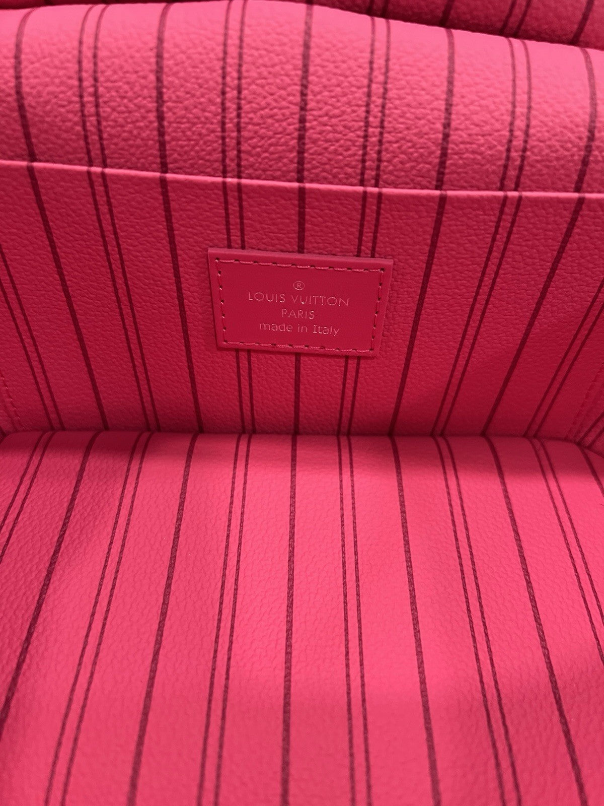 Louis Vuitton BB Nice Monogram & Pink Bag With Box Duster & Certificate