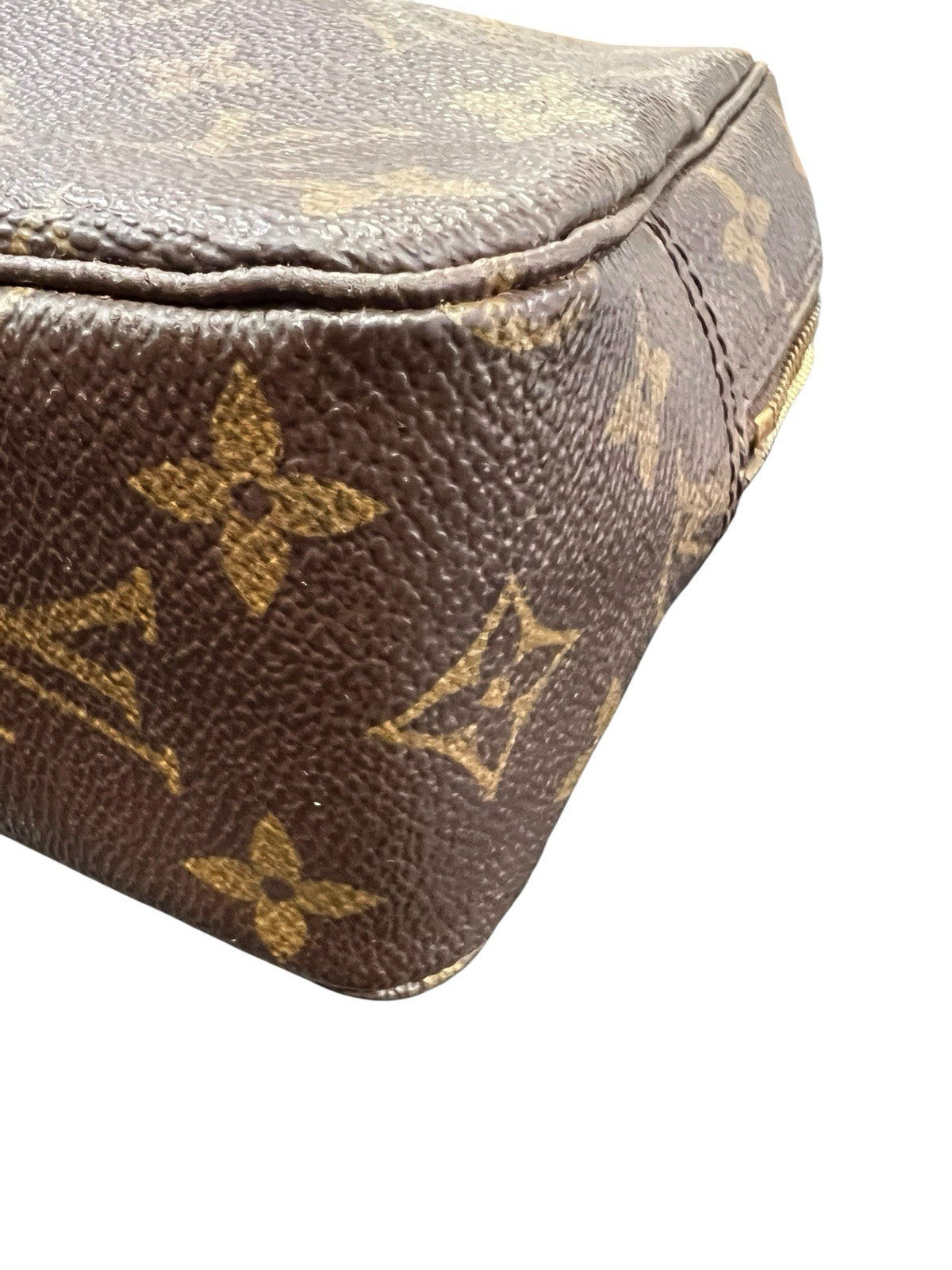 Louis Vuitton Monogram Soft Travel Case Clutch Bag With Authenticity