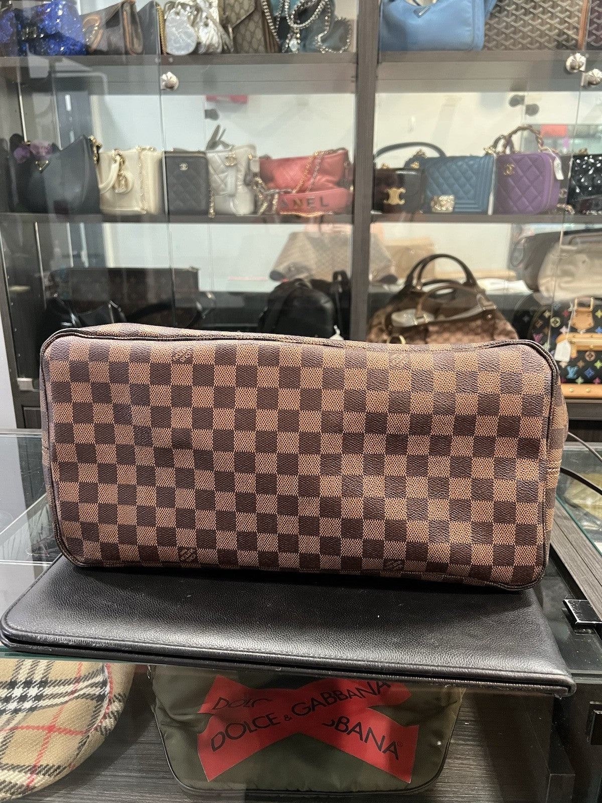 Louis Vuitton Neverfull GM Damier Ebene with Insert & Authenticity Retail $2310