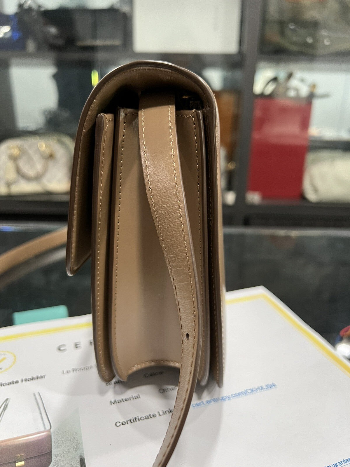 Celine Medium Classic Box Bag W/Certificate & Tags