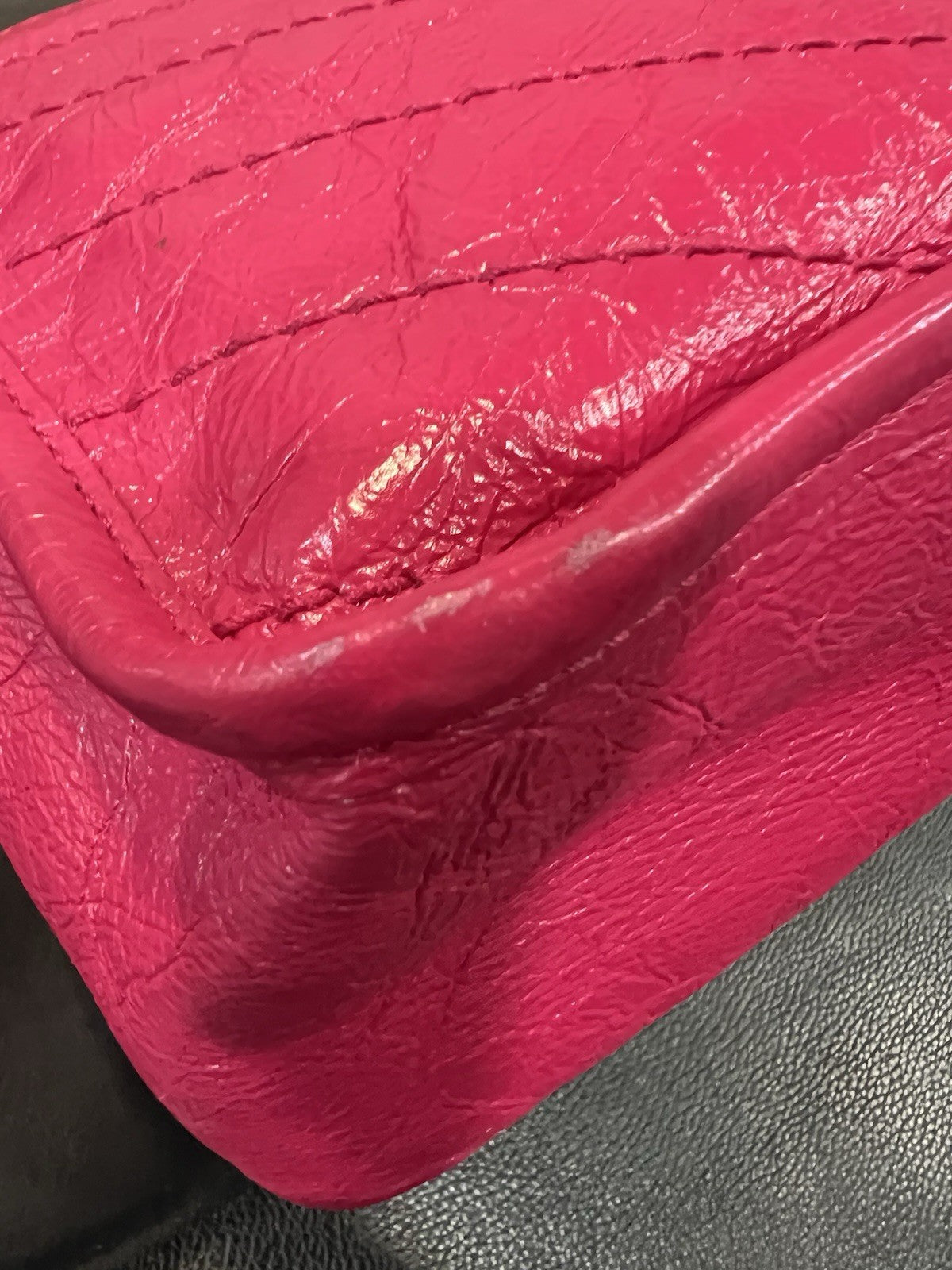 YSL Saint Laurent Pink Leather Niki Bag Retail $3400