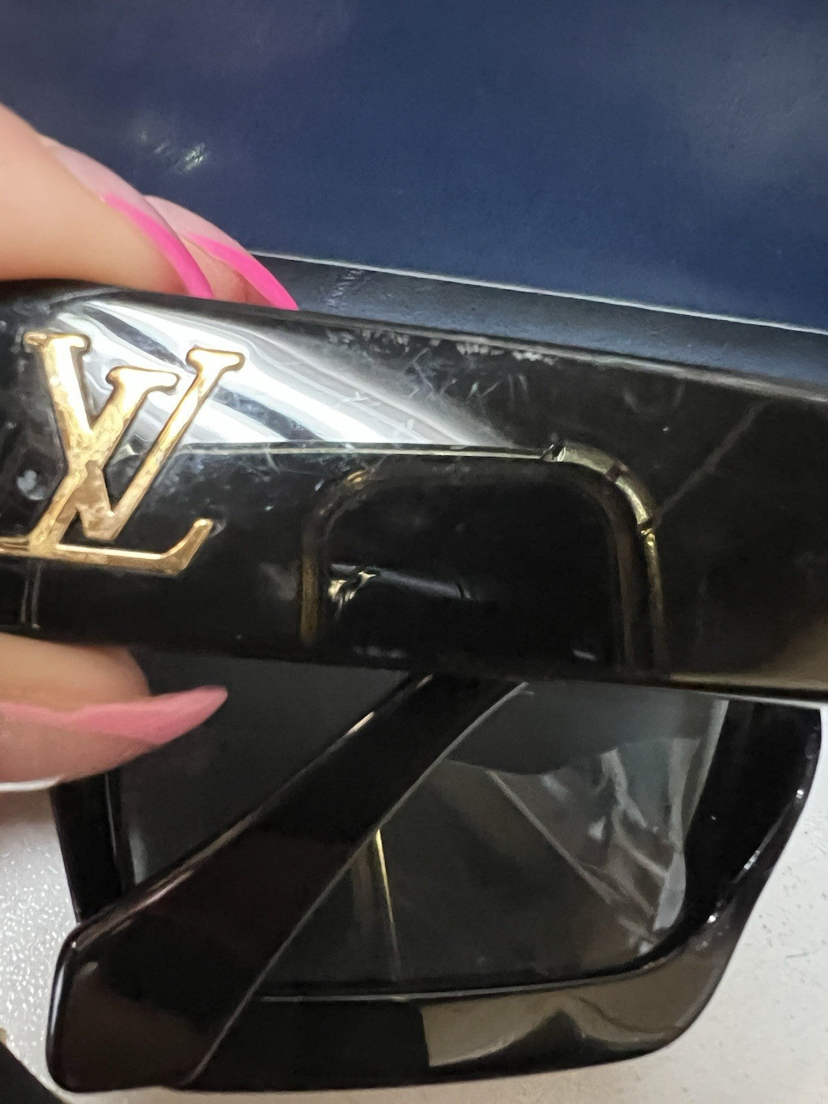 Louis Vuitton Z1547W Cyclone Sunglasses With Case AUTHENTIC
