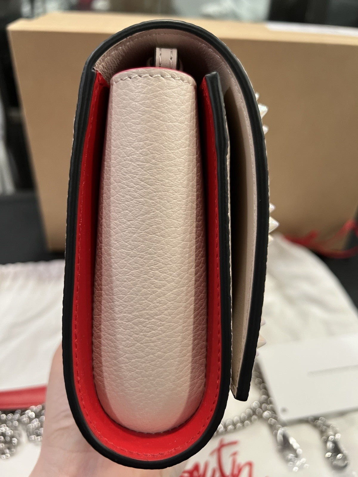 Christian Louboutin Paloma WOC Loubinthesky & Spikes NIB