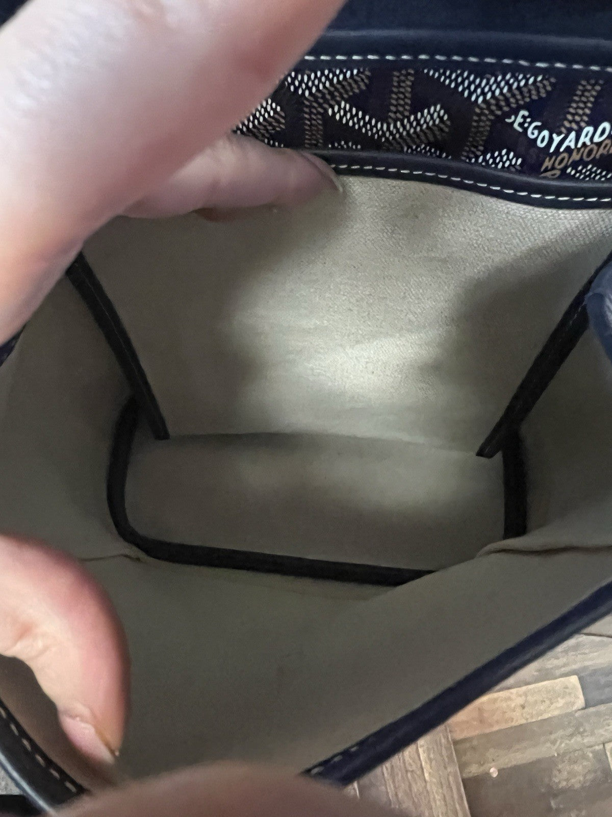 Goyard Goyardine Mini Alpin backpack With Authenticity Retail $4000