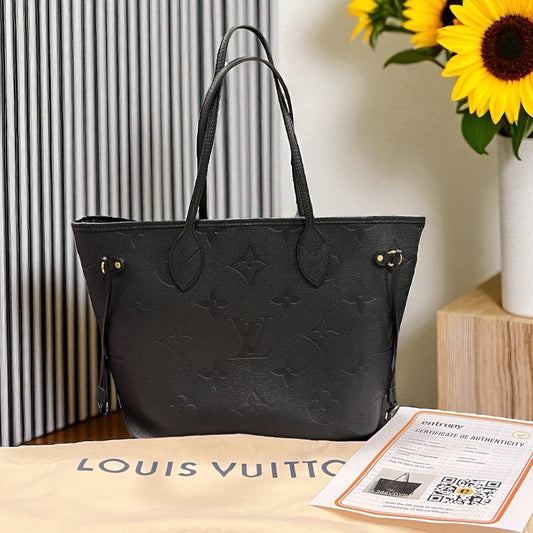 Louis Vuitton Empreinte Black Neverfull MM
