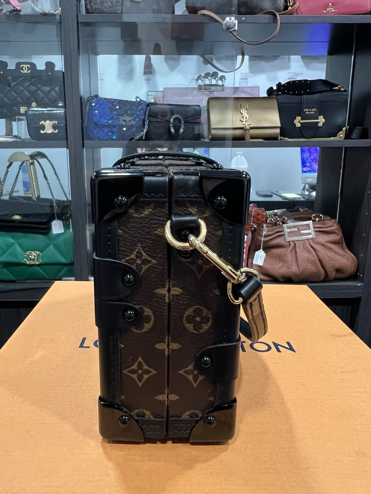 Louis Vuitton Petit Malle Souple Trunk Bag Box & Authenticity Retail $6400