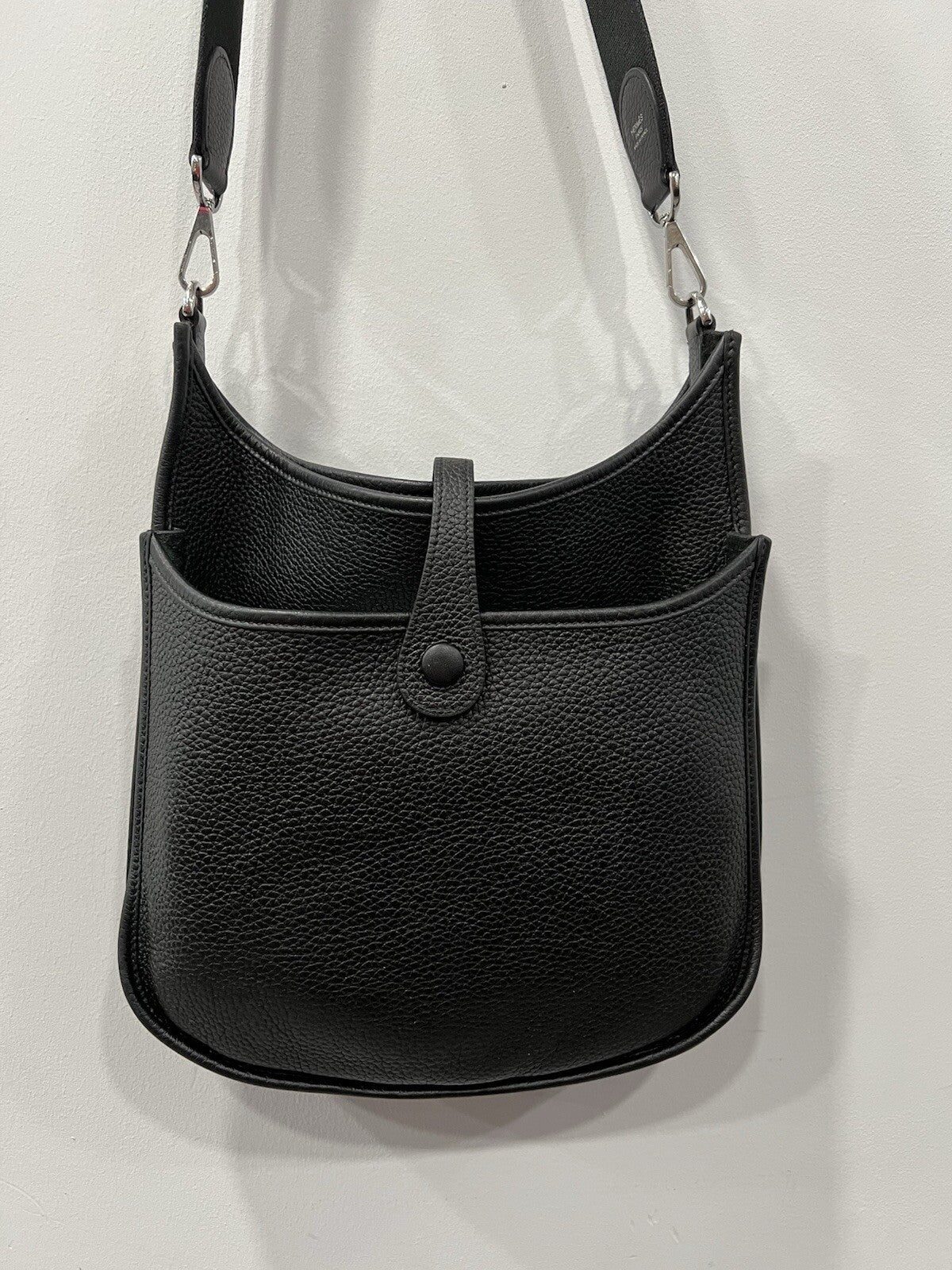 Hermes Black Evelyn Clemence PM Bag With Certificate Of Authenticity 2021