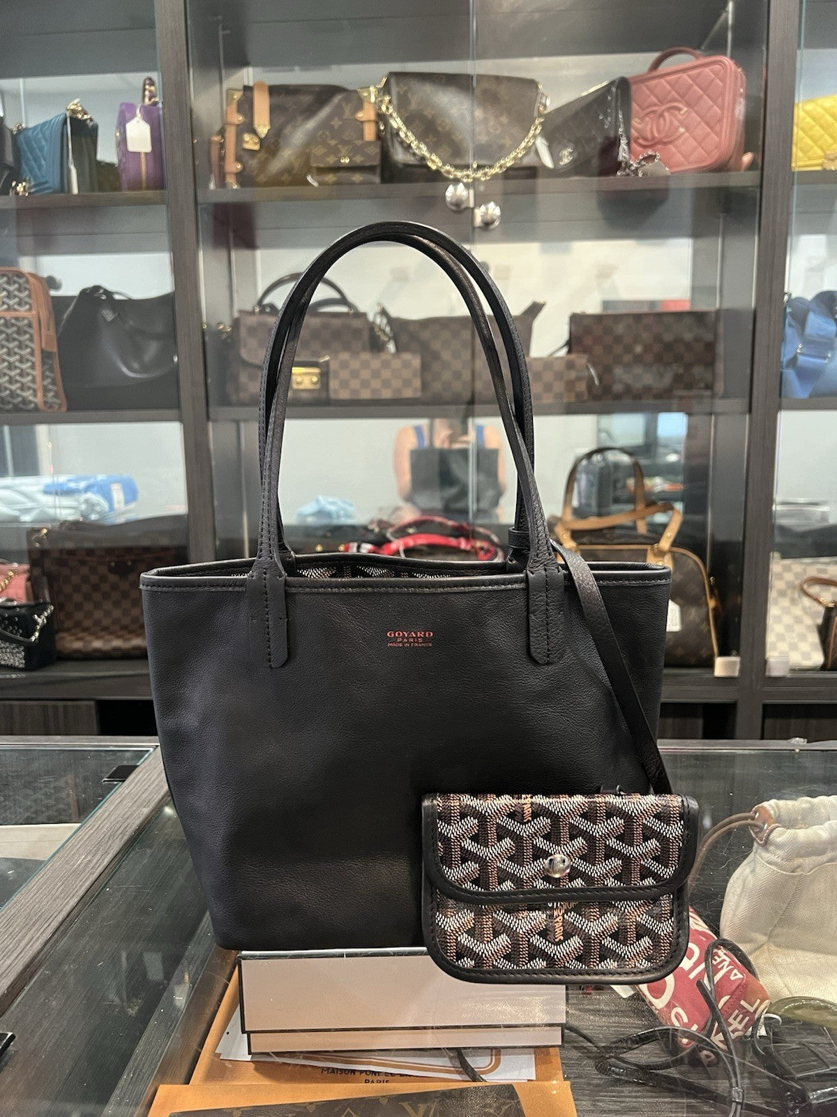 Goyard Anjou Pm Reversible Tote Bag Goyardine Certificate Of Authenticity
