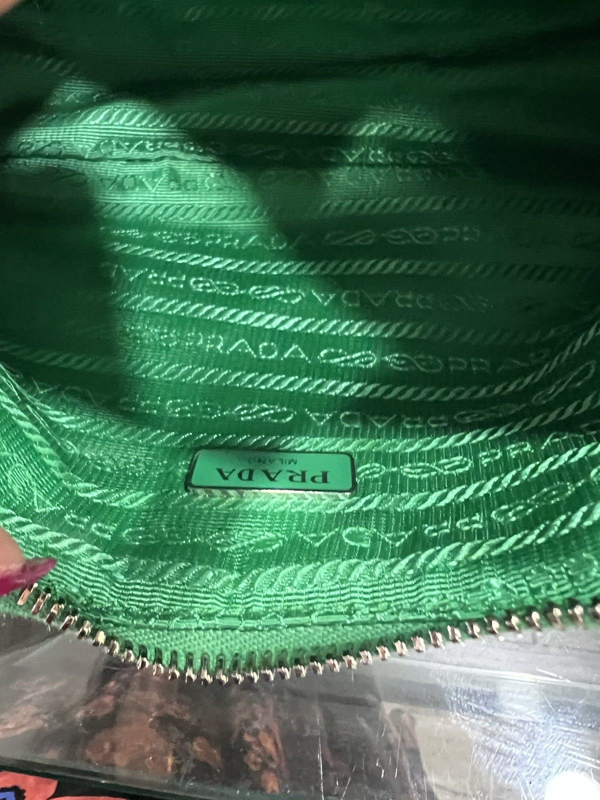 Prada Nylon Green Re-Edition 2005 With Certificate Of Authenticity