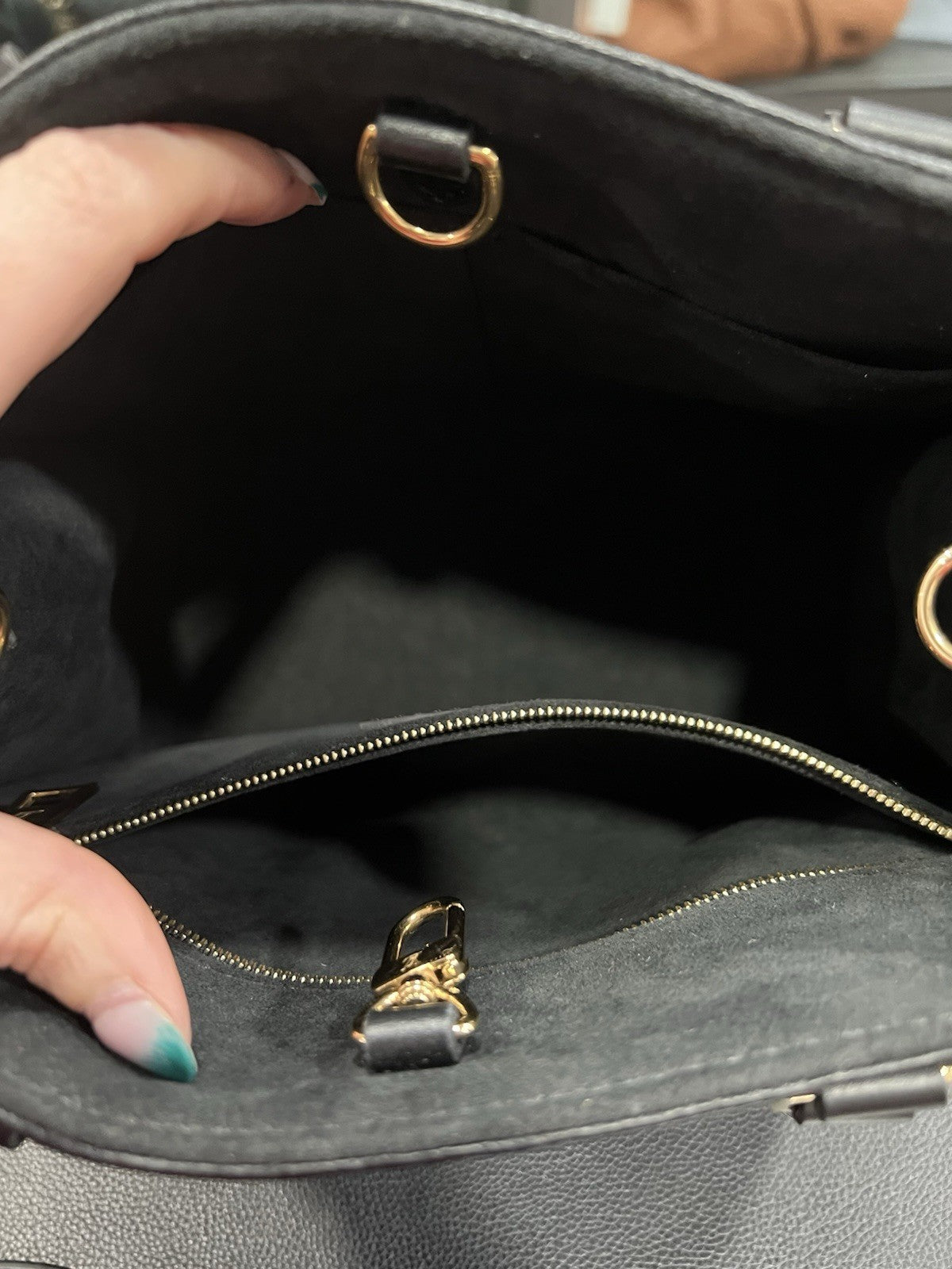 Louis Vuitton Empreinte Noir Onthego PM Crossbody Retail $3400