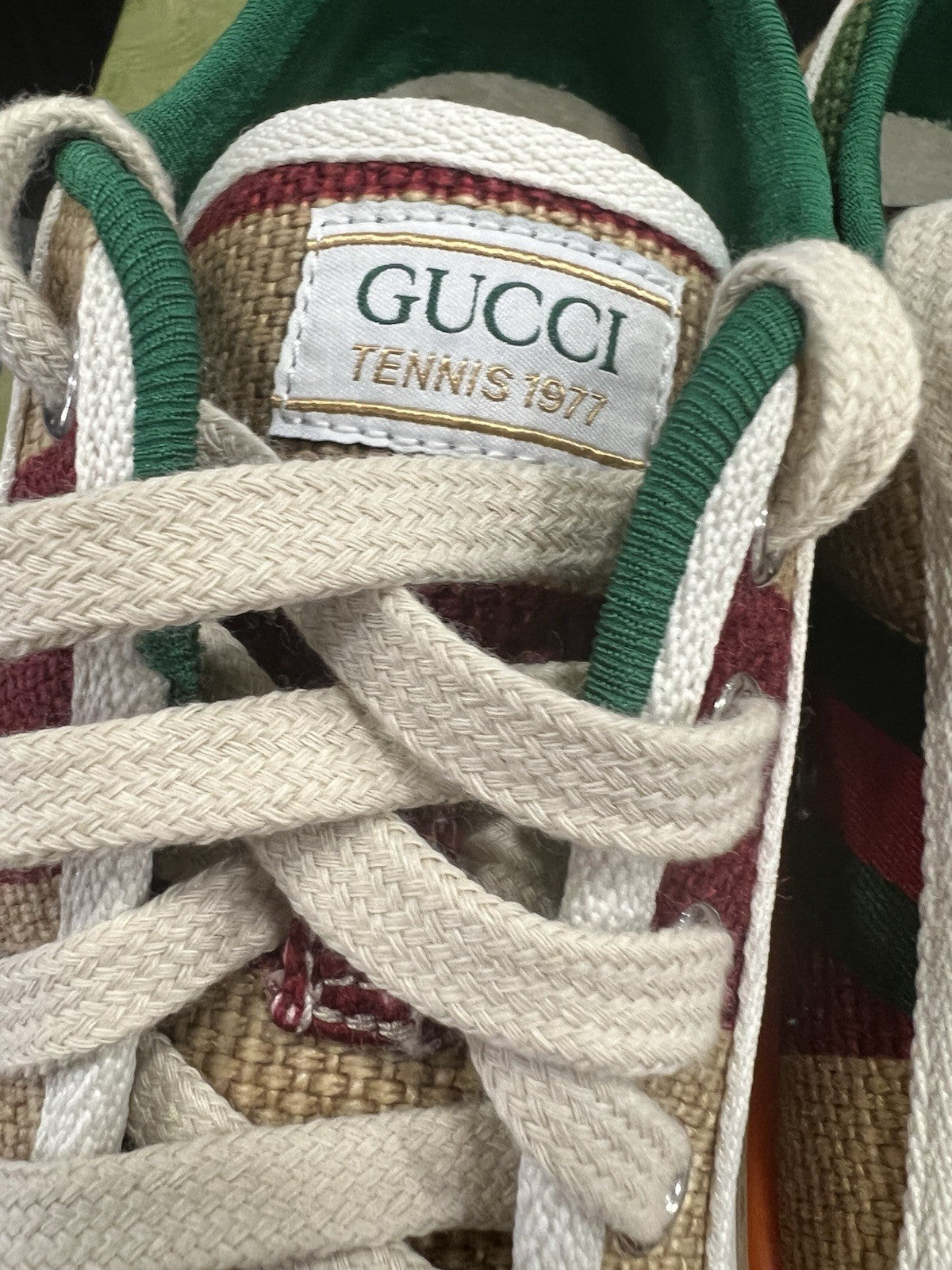 Gucci 1977 LTD Edition Tennis Sneakers Size 37.5/US7.5