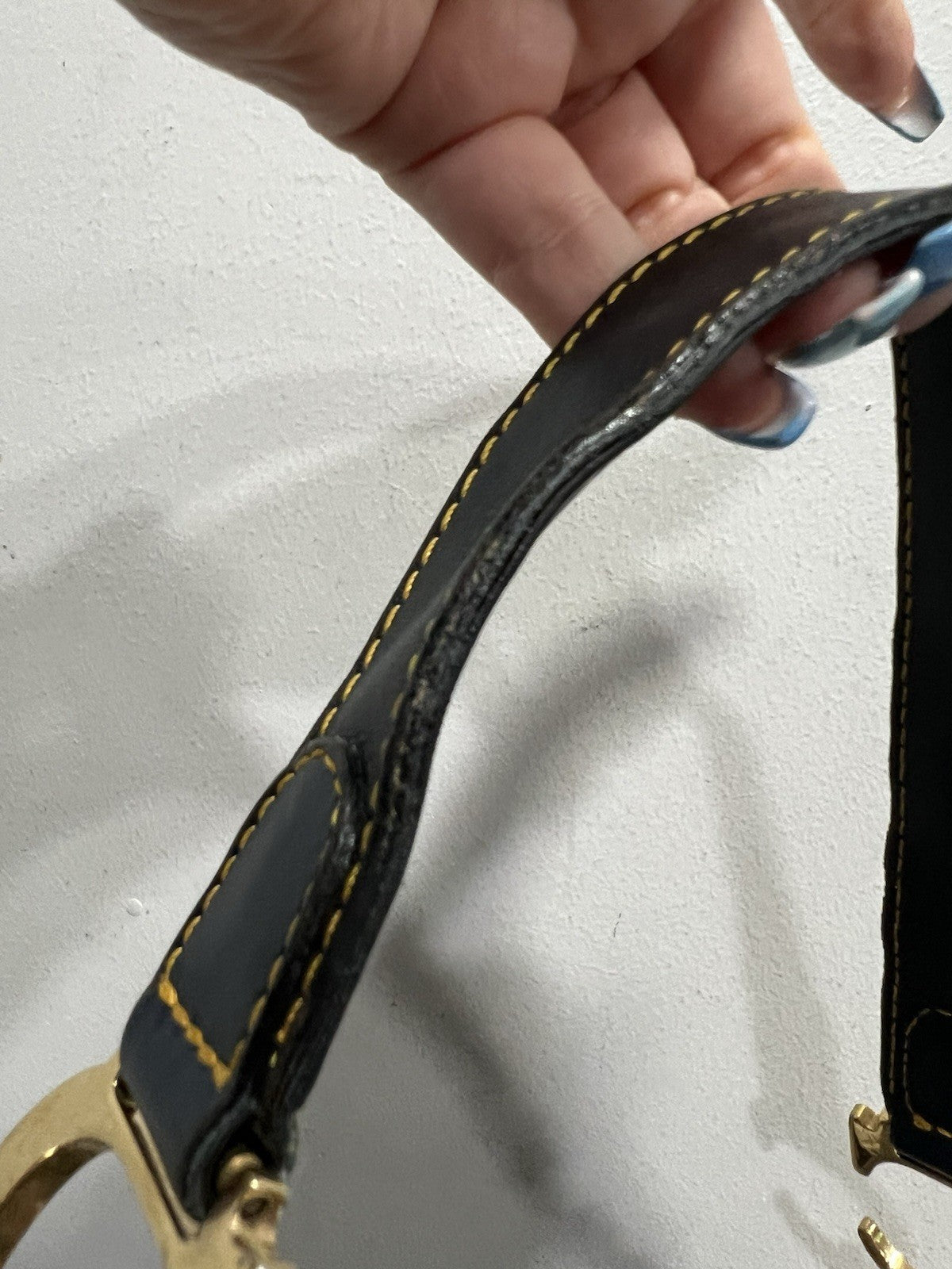 Christian Dior Vintage Saddle Diorissimo Bag