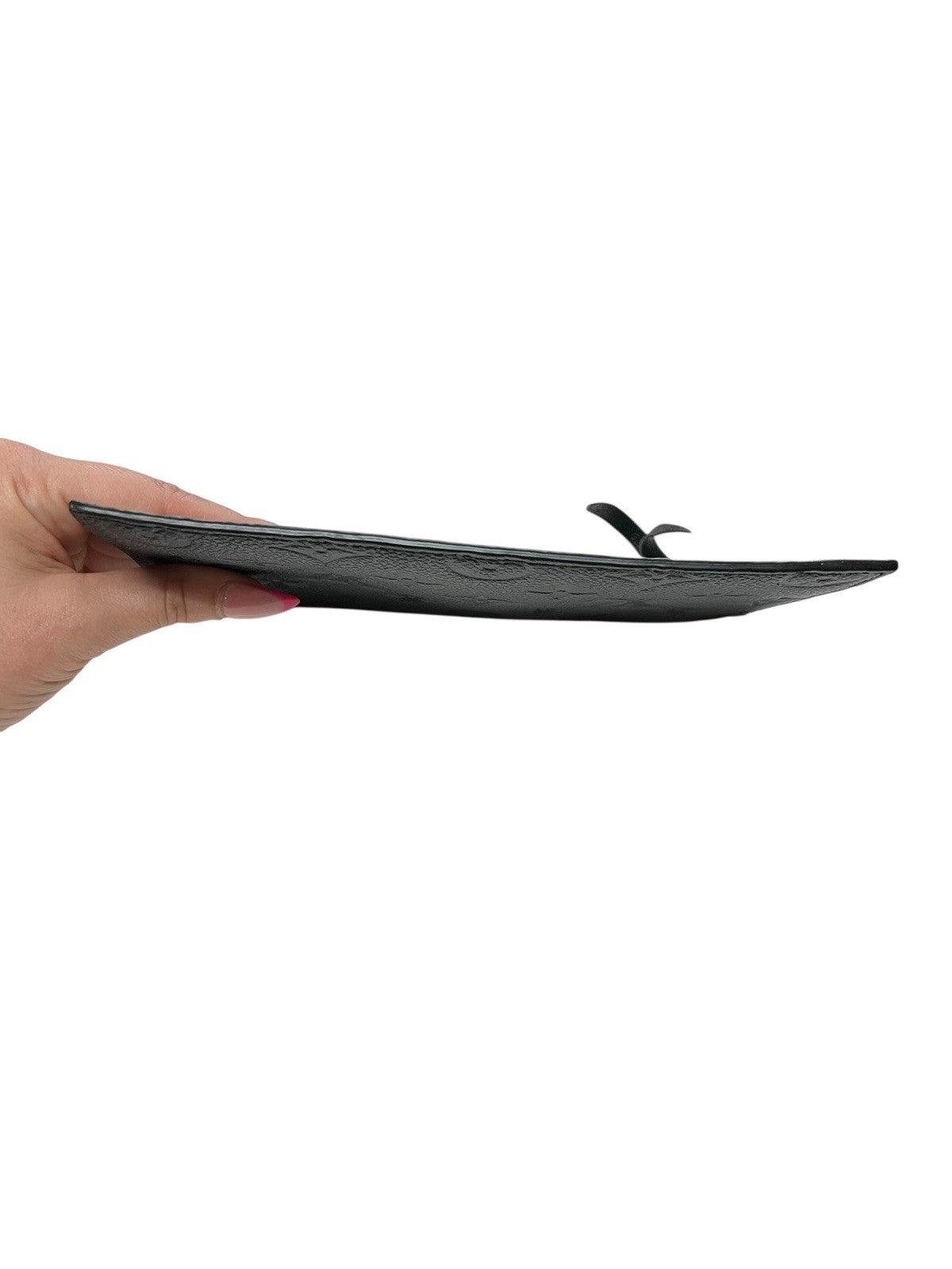 Louis Vuitton Noir Felicie Empreiente Zip Insert Pouch With Authenticity