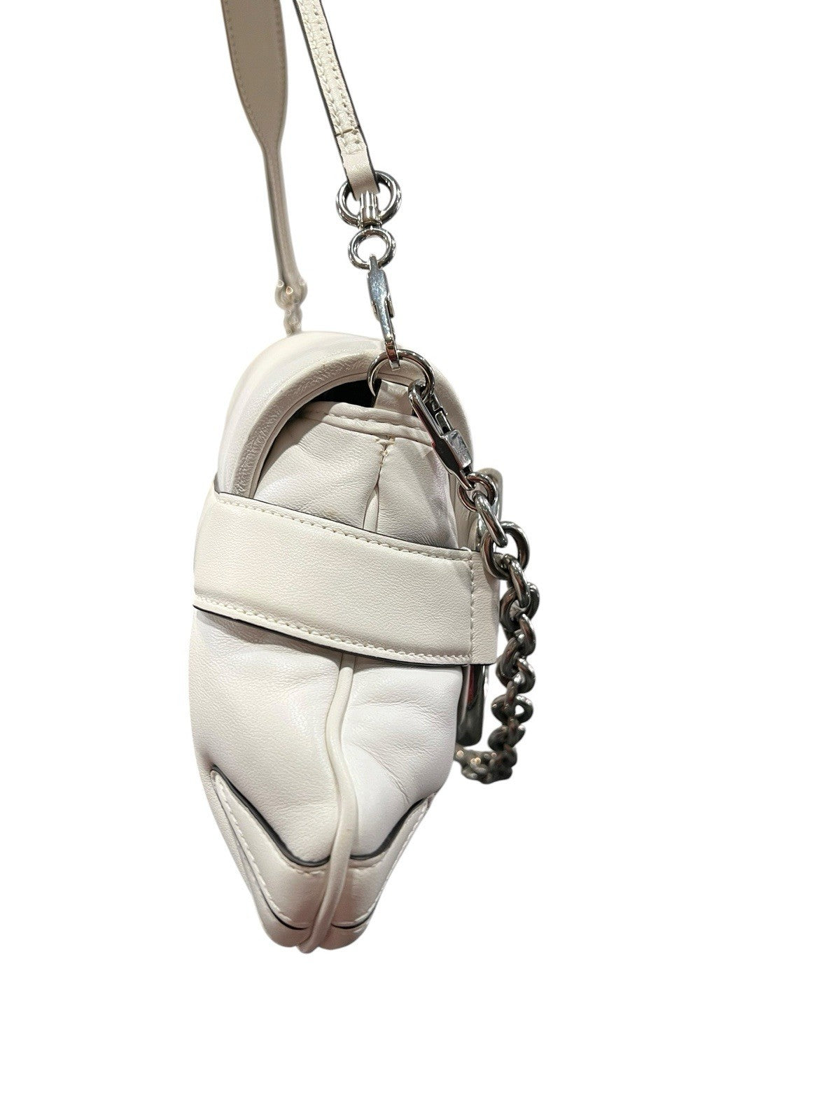 Gucci Nappa Vertical Matelasse Medium Maxi Horsebit Chain Shoulder Bag