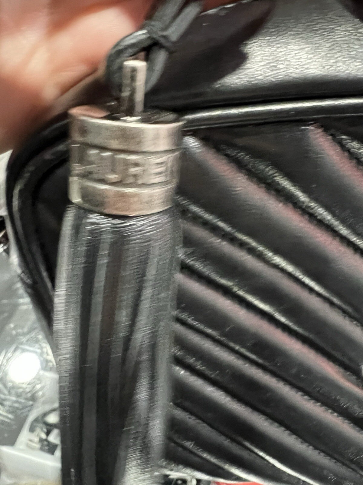 YSL Saint Laurent Black Lou Camera Bag