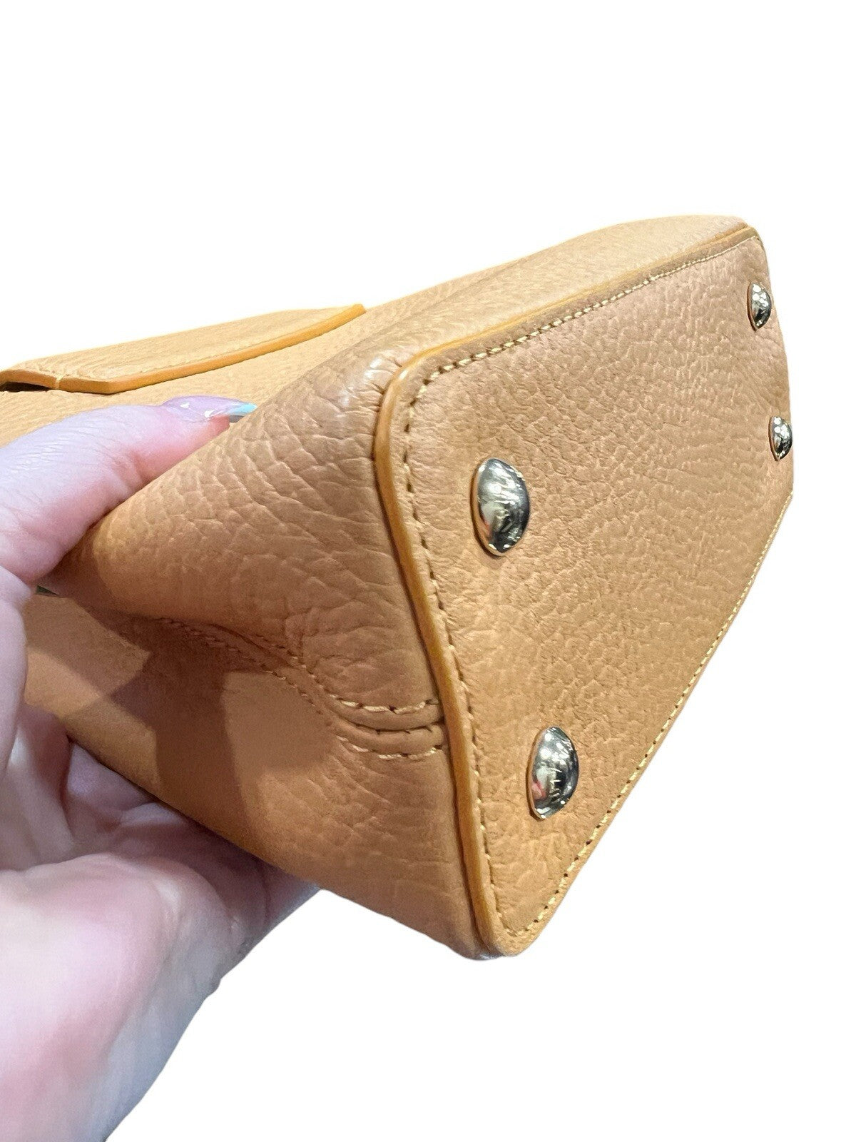 Louis Vuitton Capucines Mini Taurillion Ocre NWT