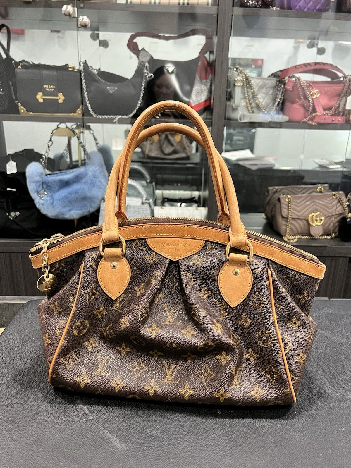 Louis Vuitton Monogram Tivoli PM W/Certificate Of Authenticity