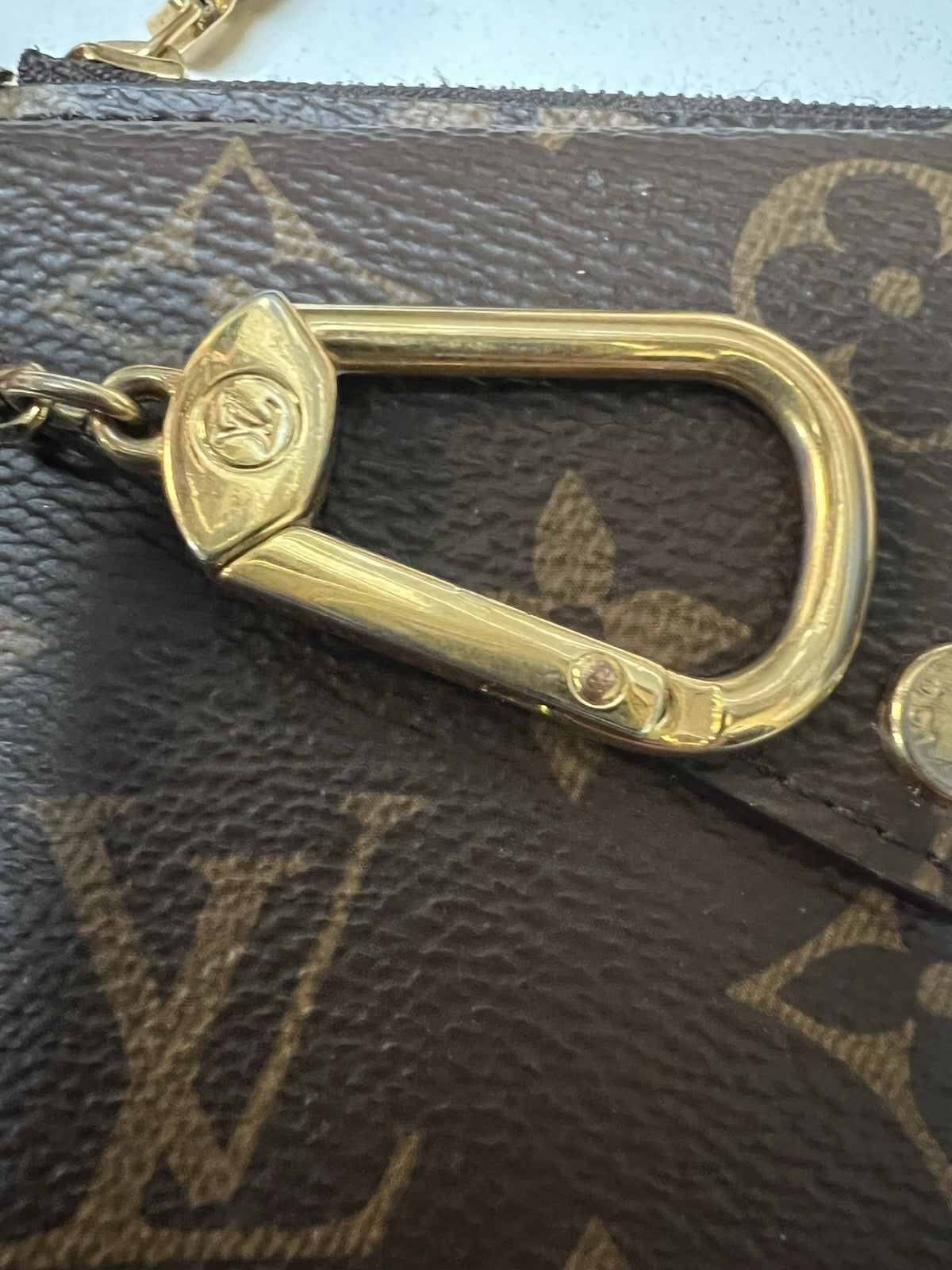 Louis Vuitton Recto Verso Card Case Wallet Monogram/Black With Authenticity