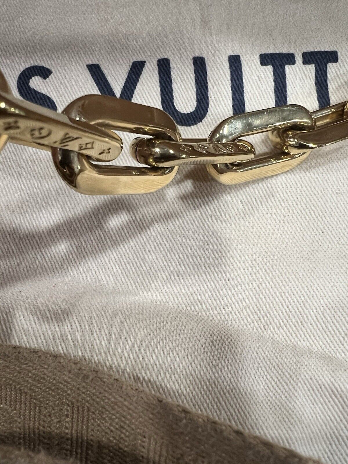 Louis Vuitton Camel Coussin PM W/Duster