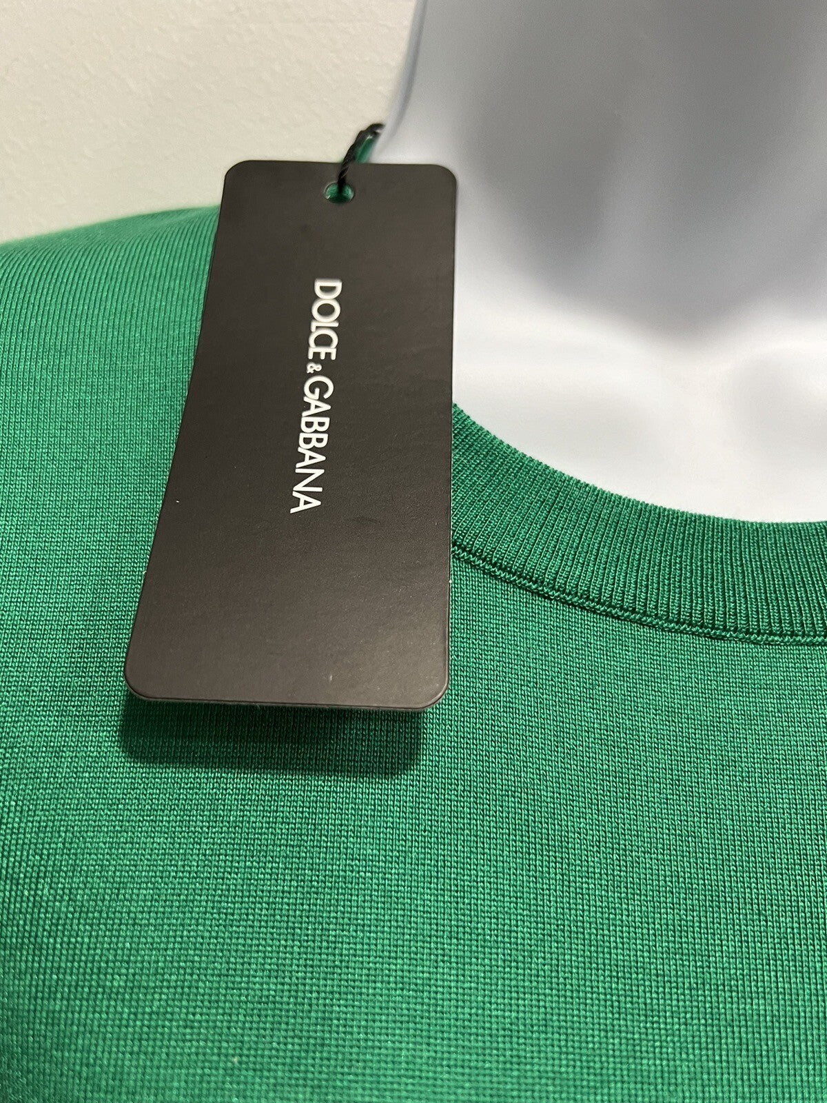 Dolce & Gabbana Silk Sweater W/ Floral Applique NWT Size M/L Sz 48