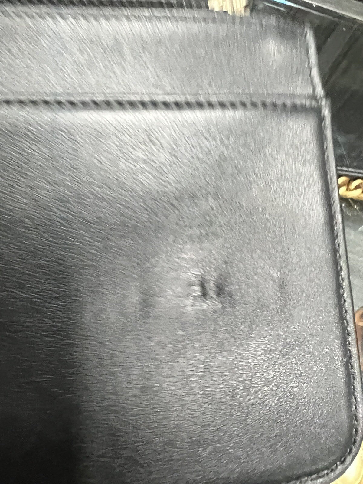 Chanel Caviar Black/Gold Boy Wallet On Chain W/Duster