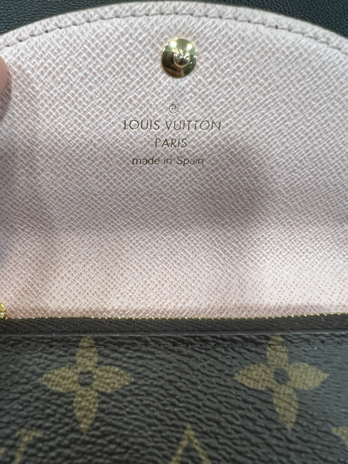 Louis Vuitton Monogram Rosalie Coin/Card Purse Ballerine With Authenticity