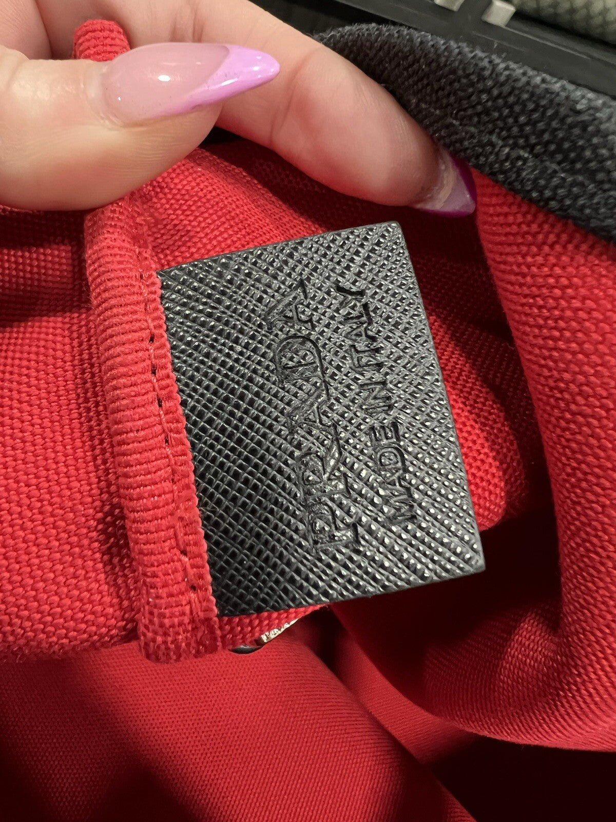 Prada Canvas Saffiano Black Monkey Tote  RARE Limited Edition