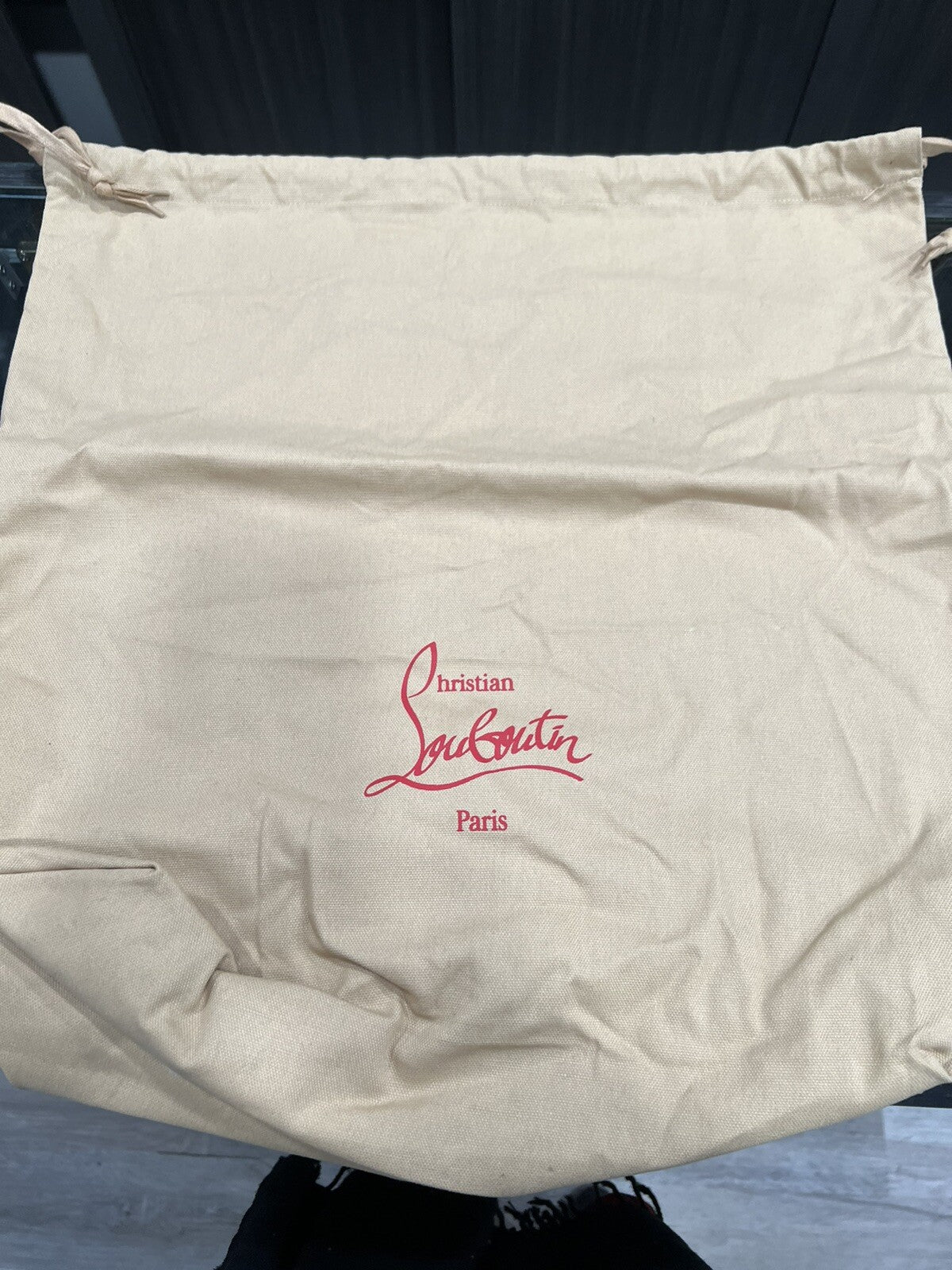 Christian Louboutin Paloma Medium Calf Patent Bag "Storm" (Retail $2700)