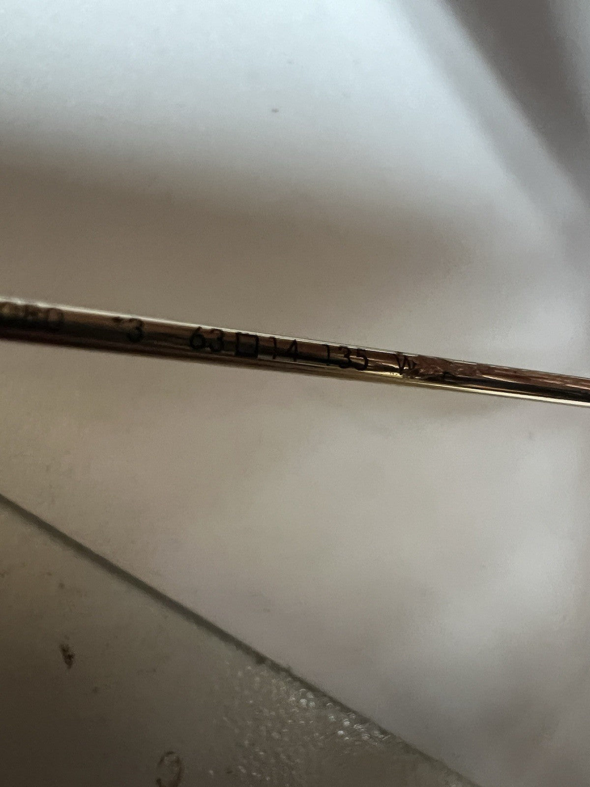 Christian Dior Miss Dior Sunglasses Gold/Blue Model B1U 8080 63mm Retail $480