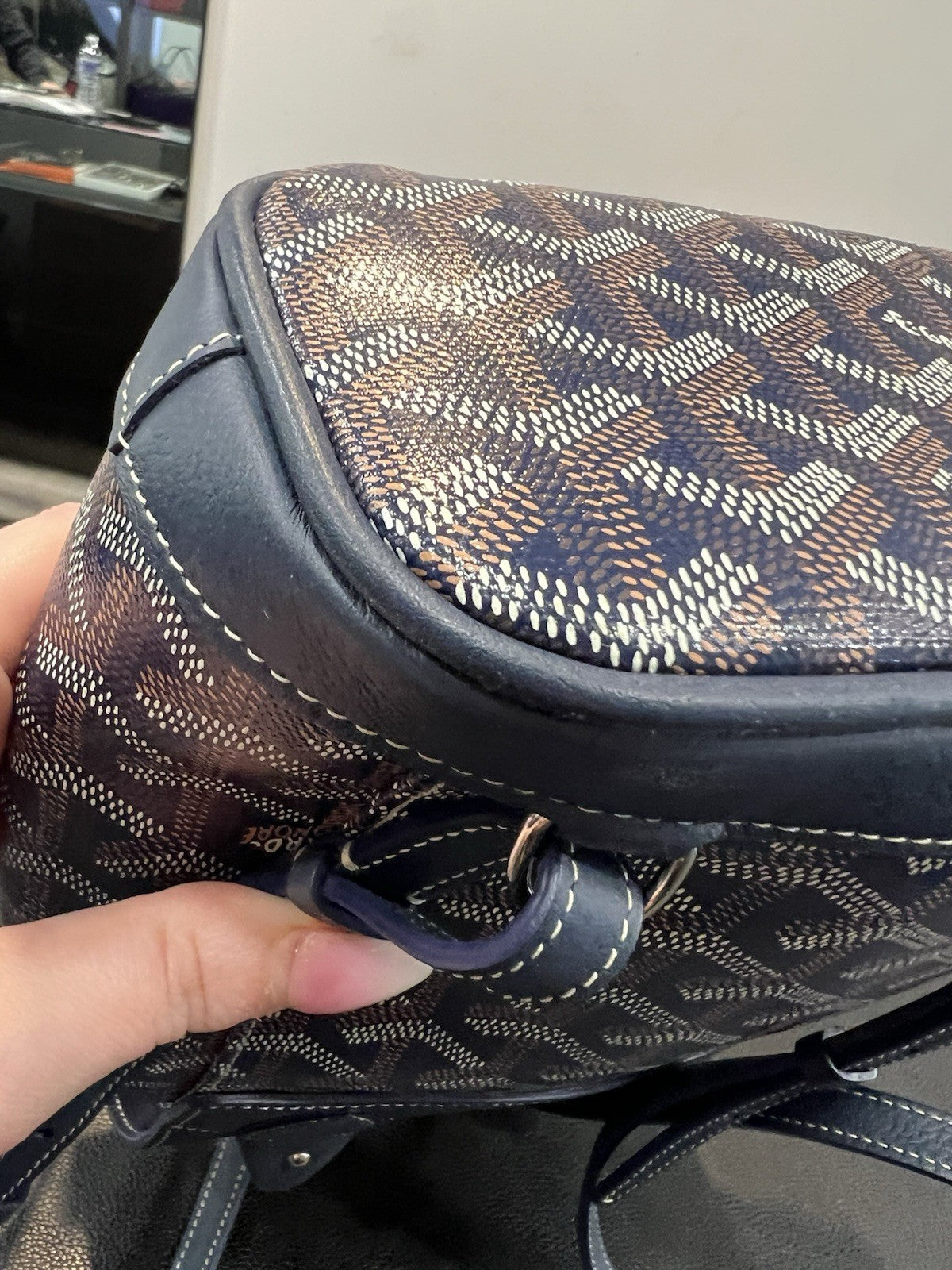Goyard Goyardine Mini Alpin backpack With Authenticity Retail $4000