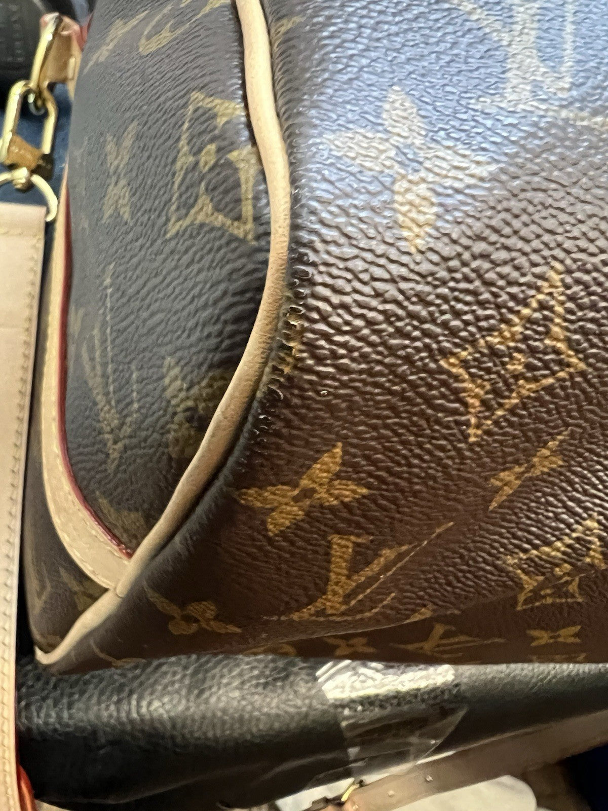 Louis Vuitton Monogram Speedy Bandouliere 30 W/Lock & Key