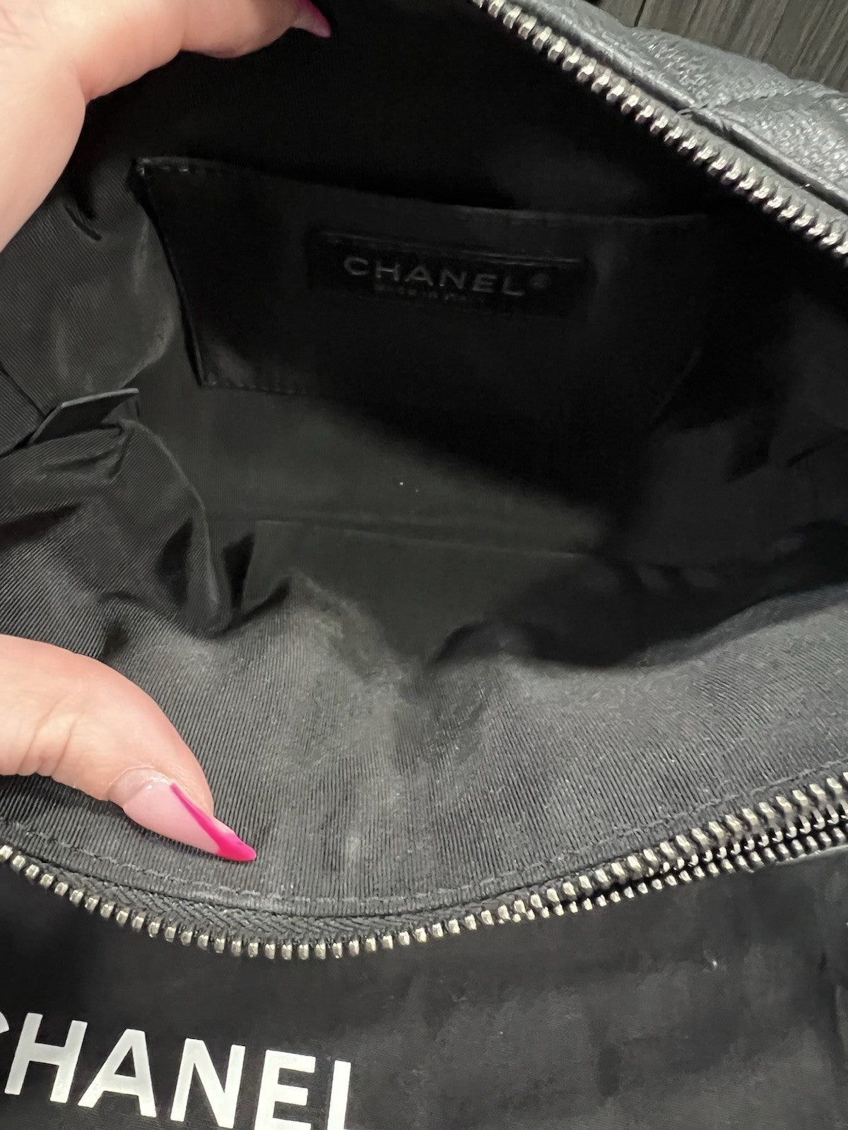 Chanel Caviar Quilted Street Waist Bag NWOB