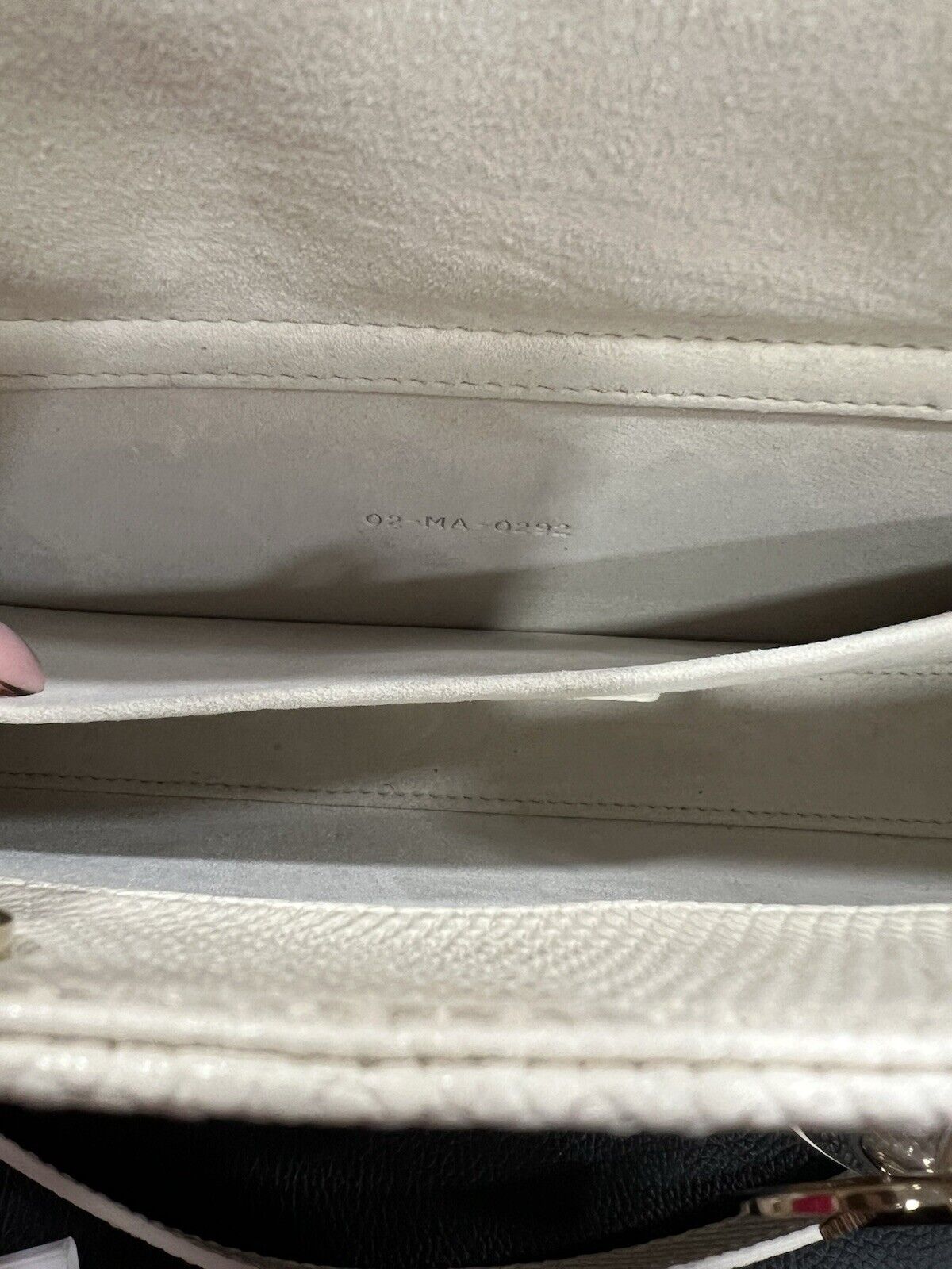 Christian Dior Lizard Ivory/Gold D-Joy Bag