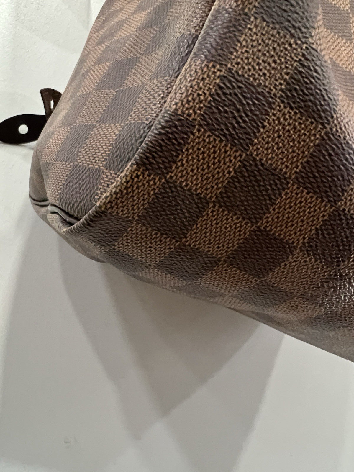 Louis Vuitton Damier Ebene 35 Complete Set Lock Key Duster Box Bag & Receipt