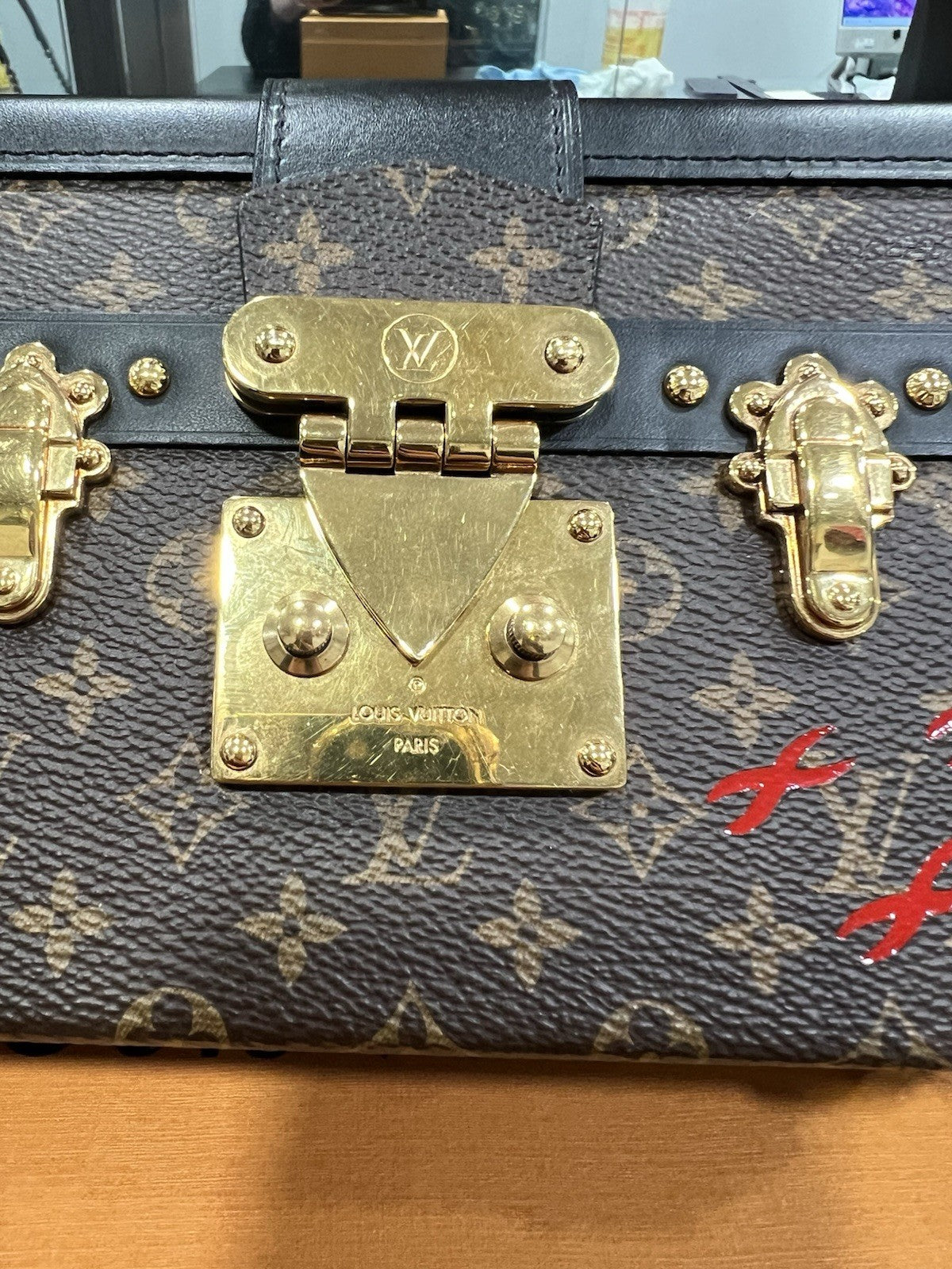 Louis Vuitton Petit Malle Souple Trunk Bag Box & Authenticity Retail $6400