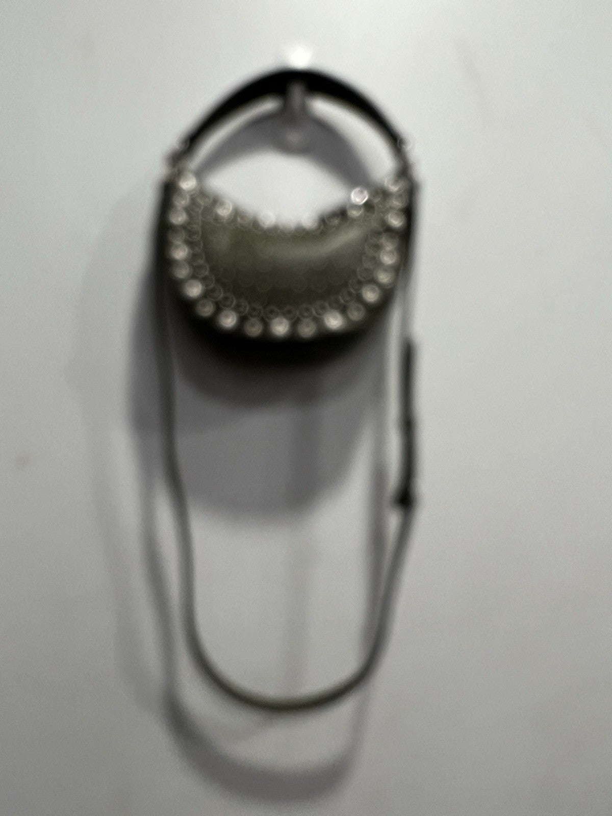 Jimmy Choo Olive Green Pearl Gromet Embellished Crossbody