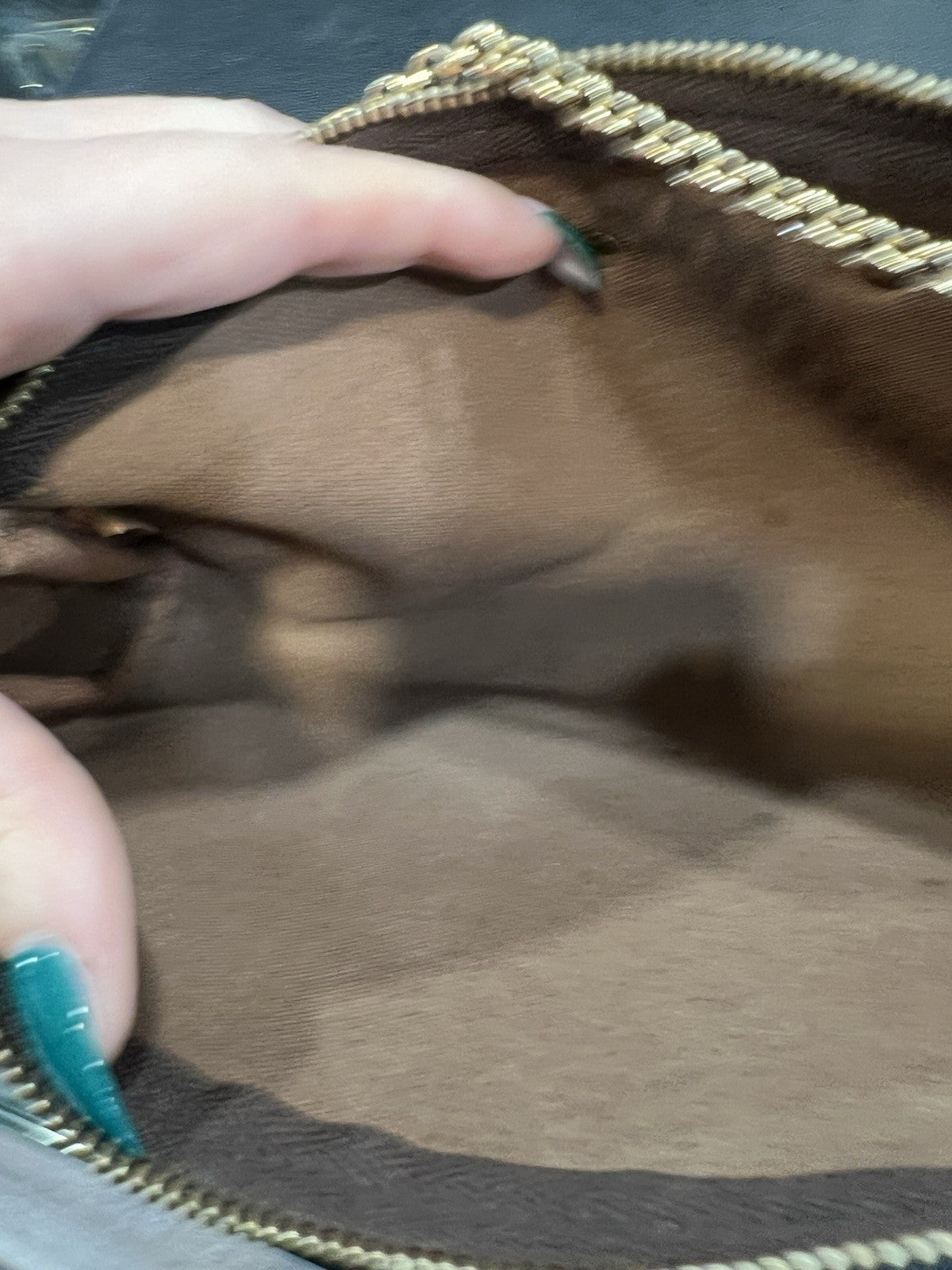 Louis Vuitton Monogram Canvas Eva Clutch Bag With Authenticity