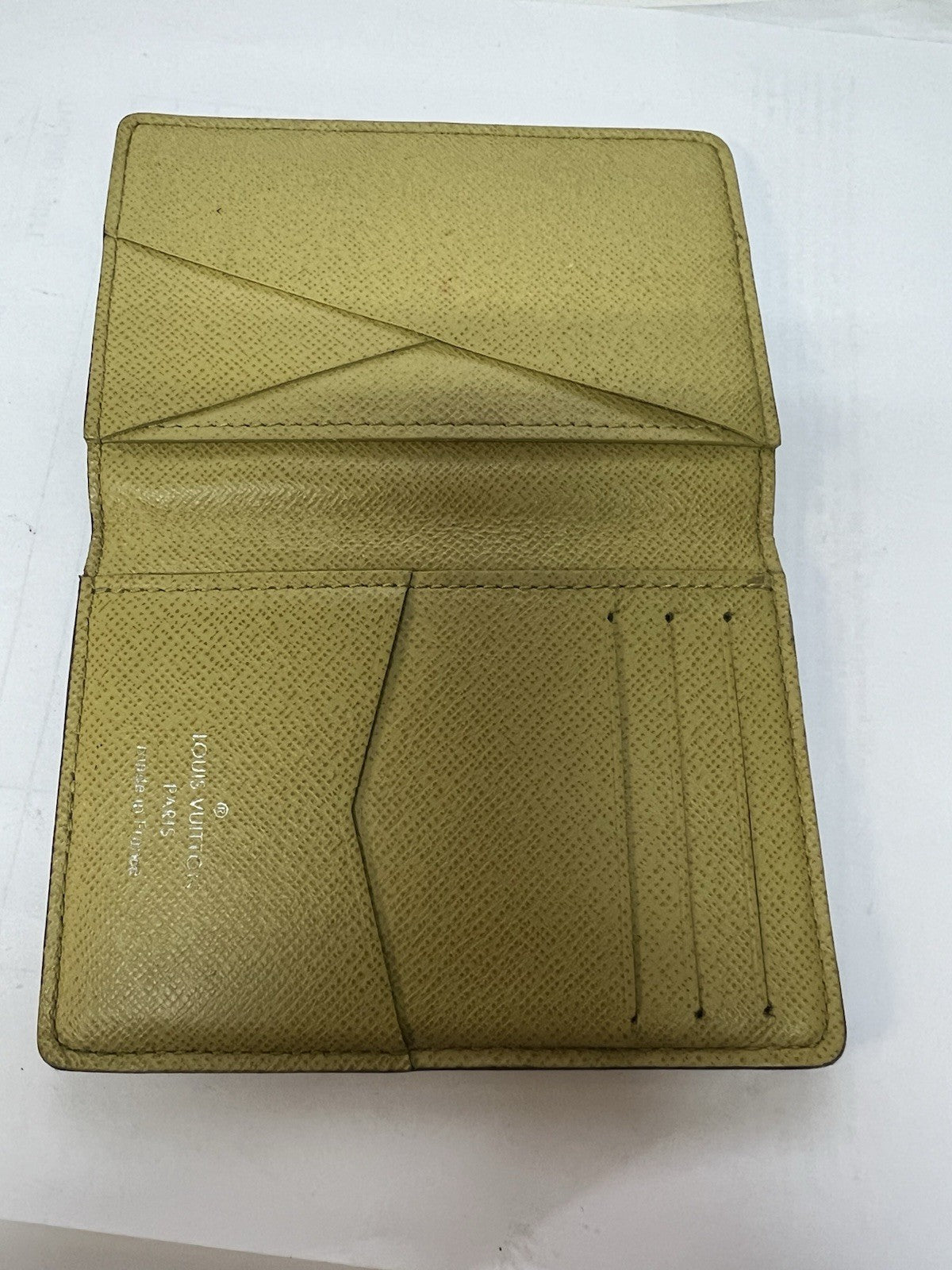 Louis Vuitton Pocket Organizer Damier Graphite Stamps Black With Authenticity