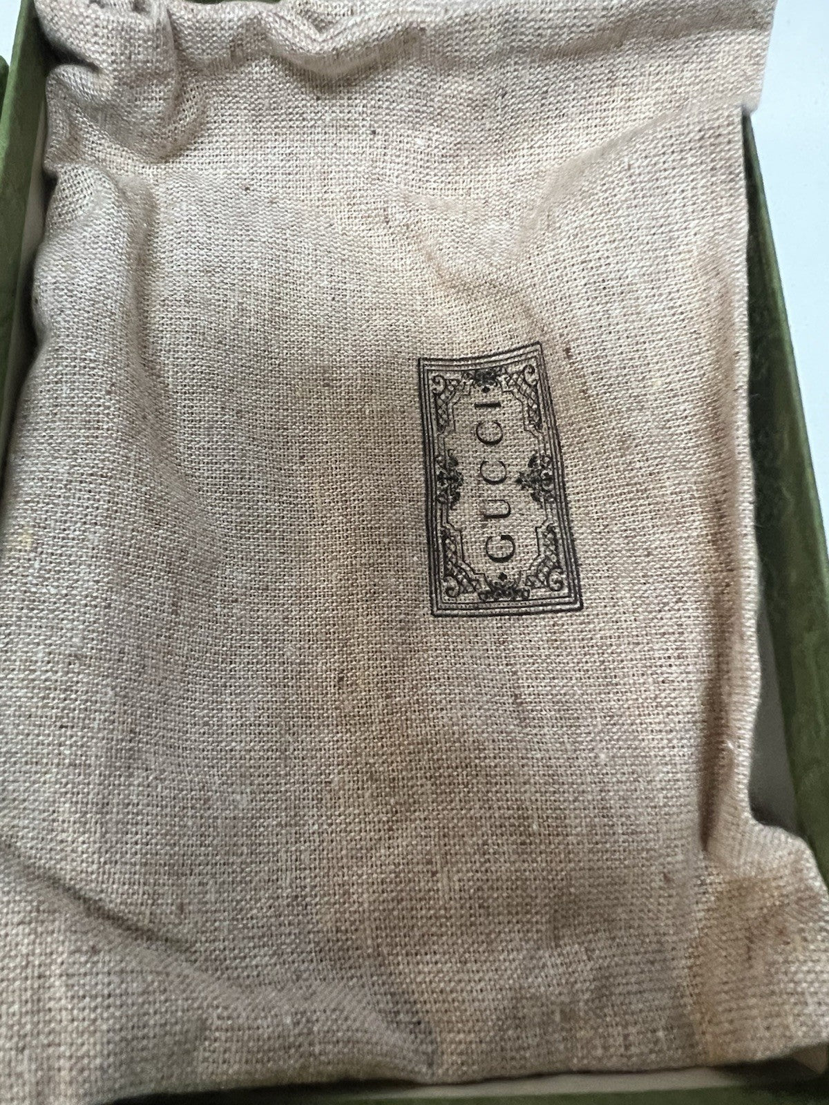 Gucci Marmont Leather Zipper Card Case Keychain