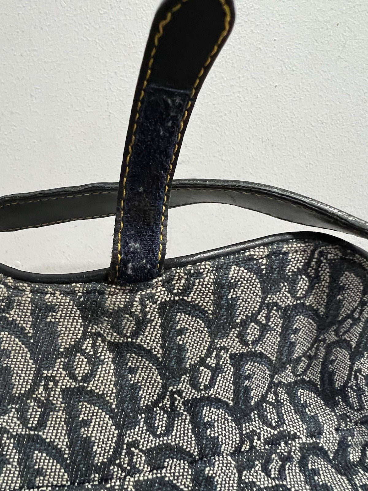 Christian Dior Vintage Saddle Diorissimo Bag