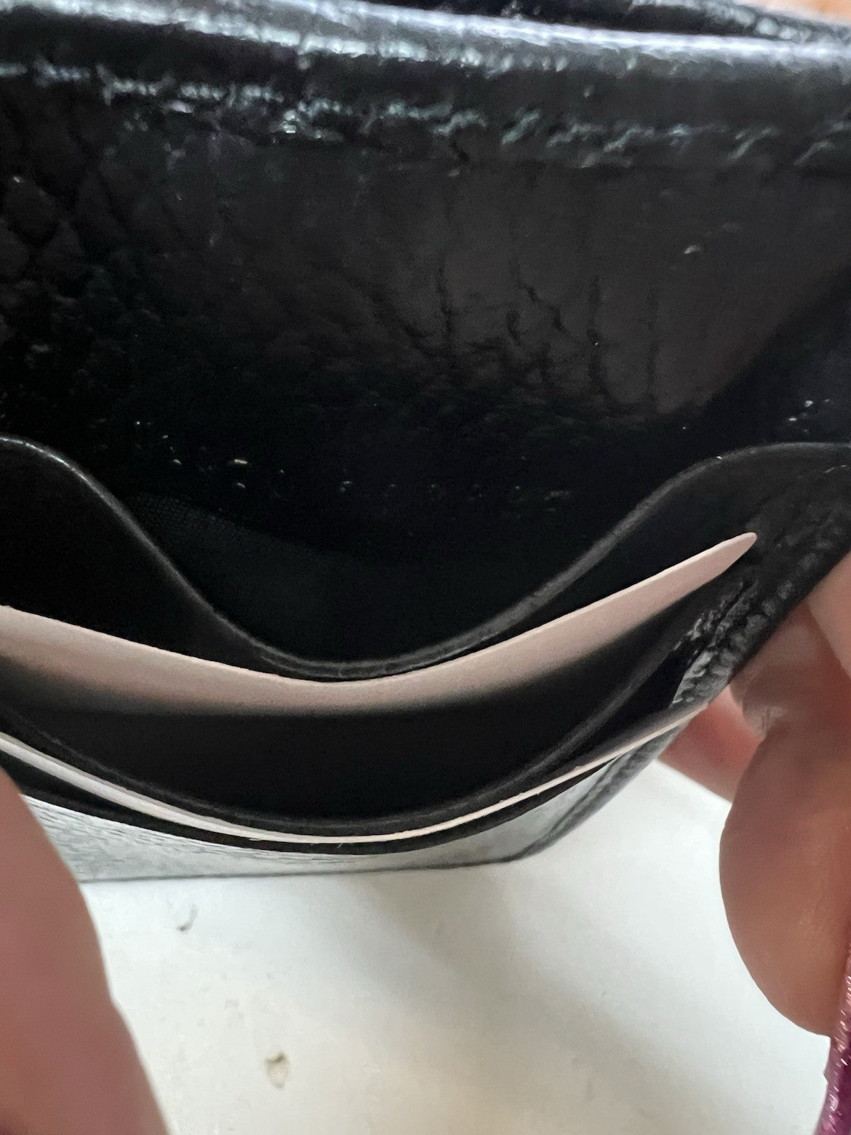 Gucci Marmont Leather Zipper Card Case Keychain