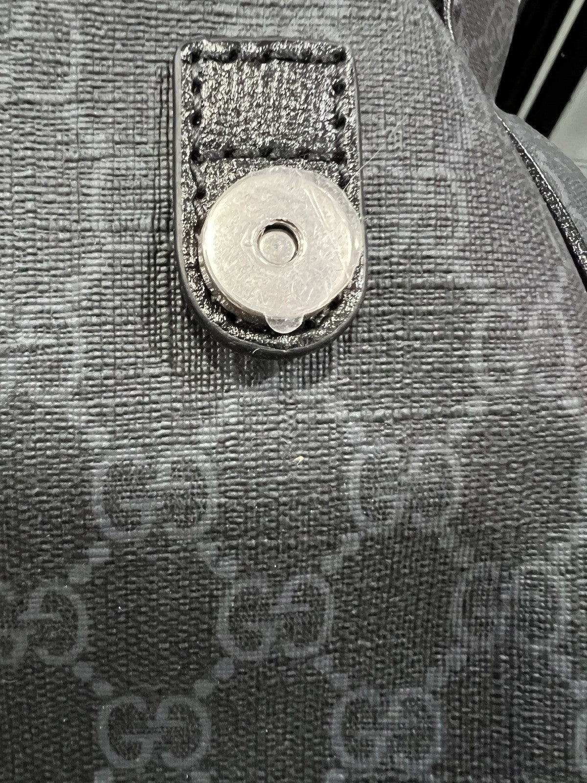 Gucci GG Black Supreme Azalea Medium Retro Backpack