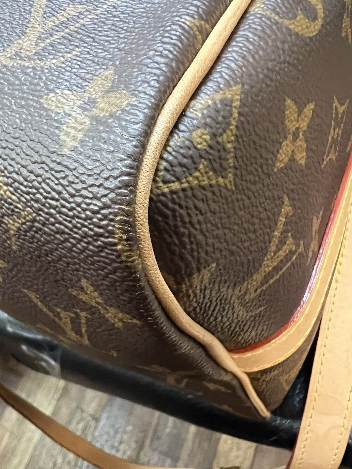 Louis Vuitton Monogram Speedy Bandouliere 30 W/Lock & Key