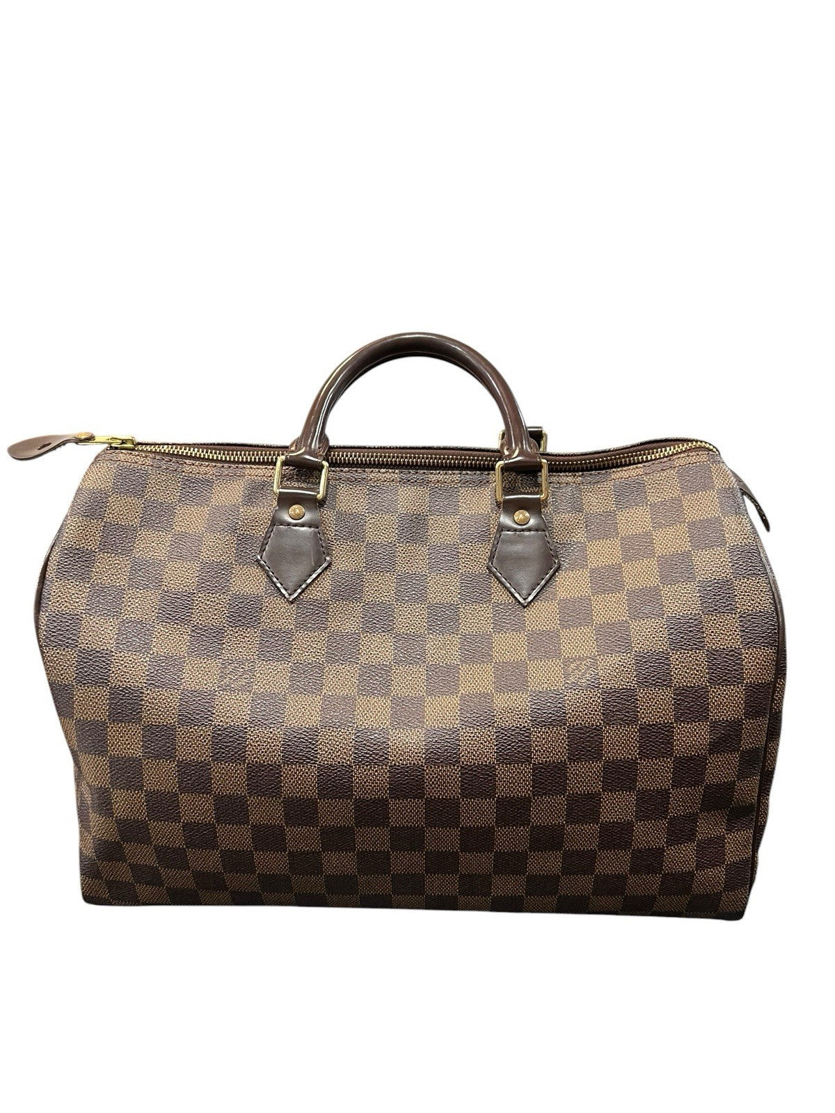 Louis Vuitton Damier Ebene 35 Speedy Retail $1730 With Authenticity