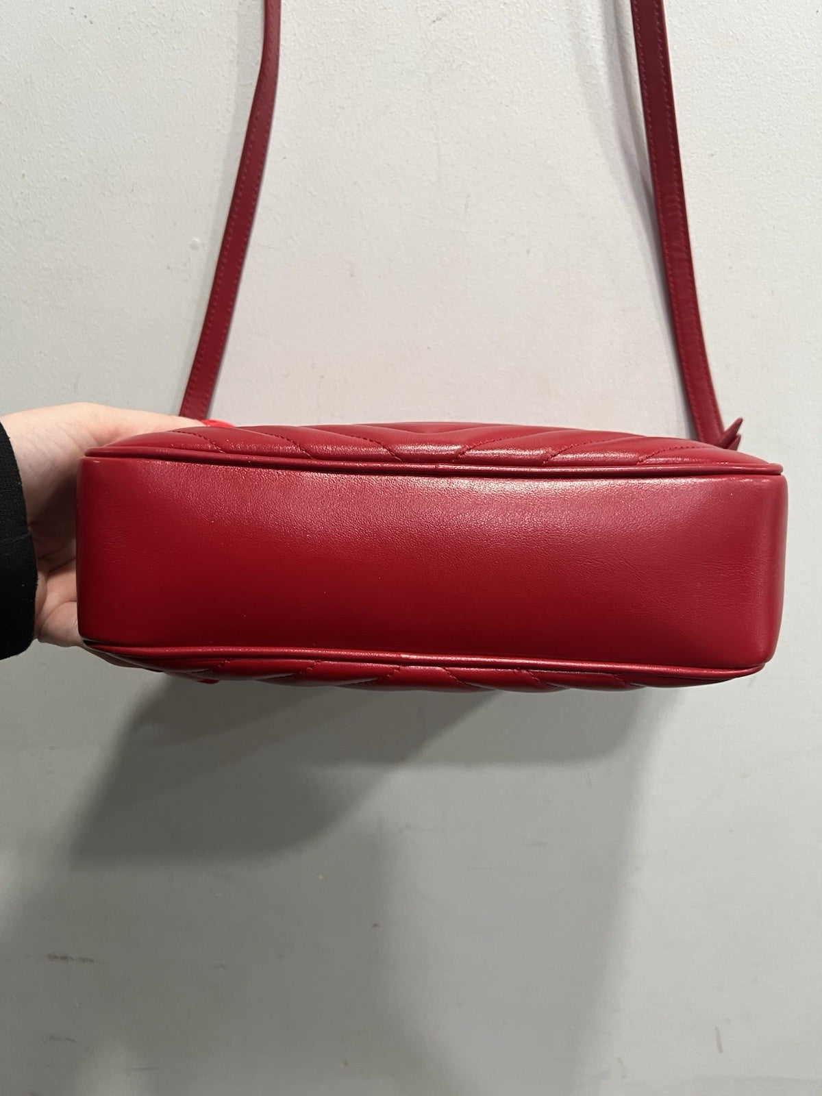 Saint Laurent Matelassé Calfskin Lou Camera Crossbody Bag